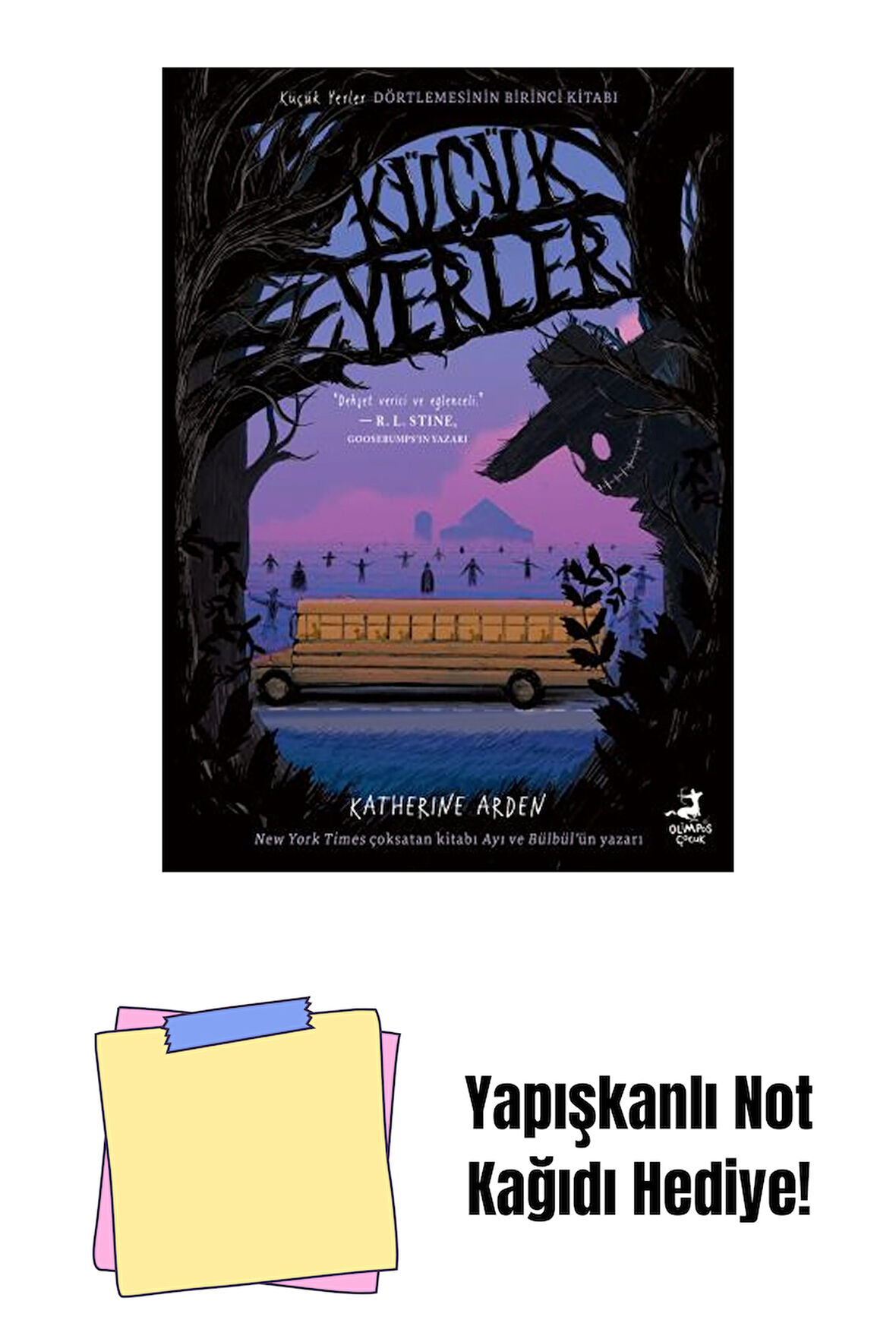 Küçük Yerler + Yapışkanlı Not Kağıdı