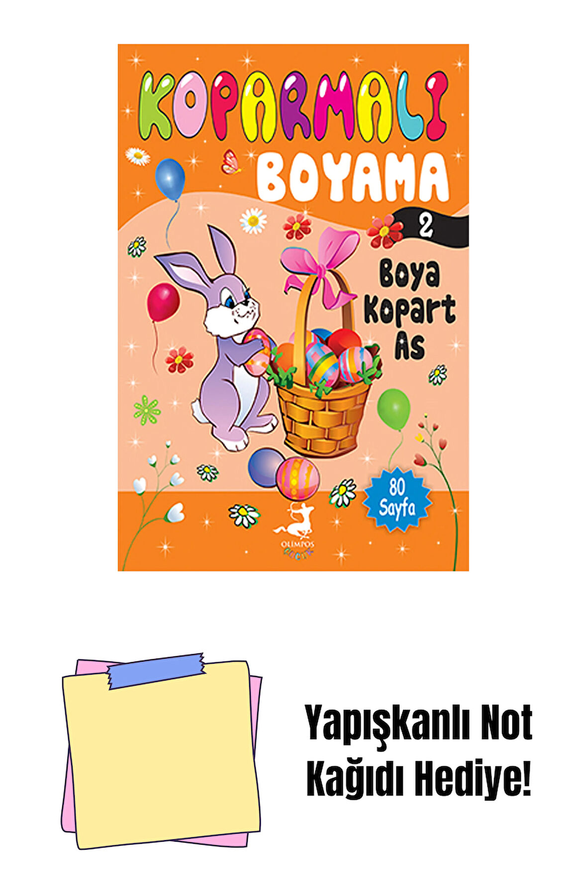 Koparmalı Boyama 2 + Yapışkanlı Not Kağıdı