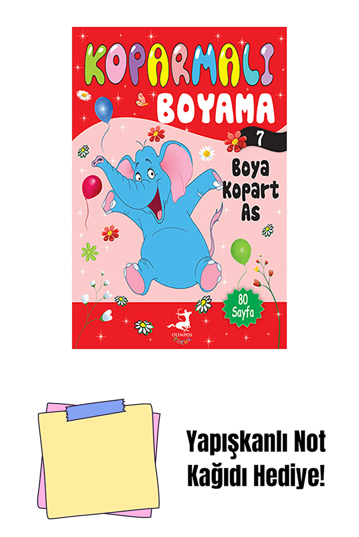 Koparmalı Boyama 7 + Yapışkanlı Not Kağıdı