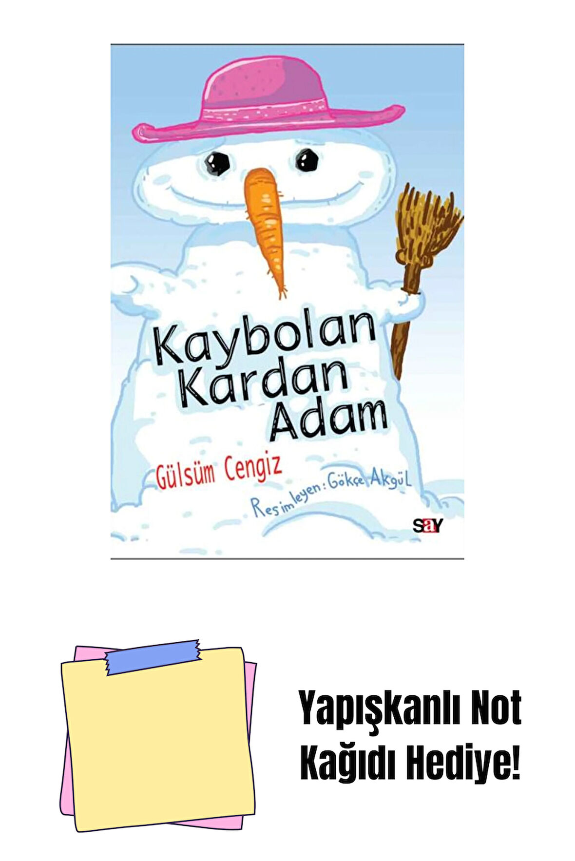 Kaybolan Kardan Adam + Yapışkanlı Not Kağıdı