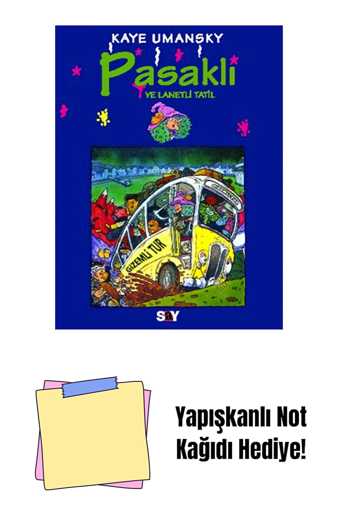 Pasaklı ve Lanetli Tatil + Yapışkanlı Not Kağıdı