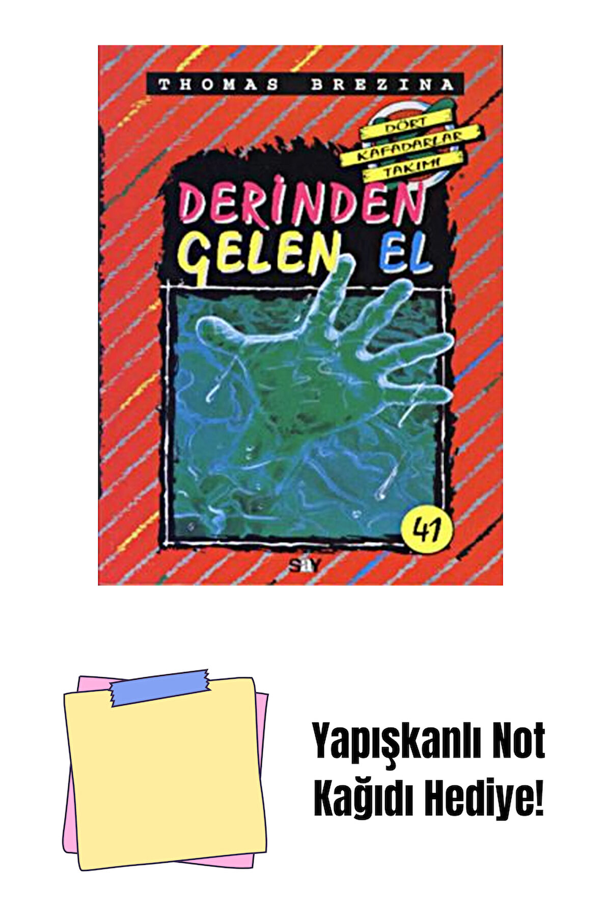 Derinden Gelen El + Yapışkanlı Not Kağıdı