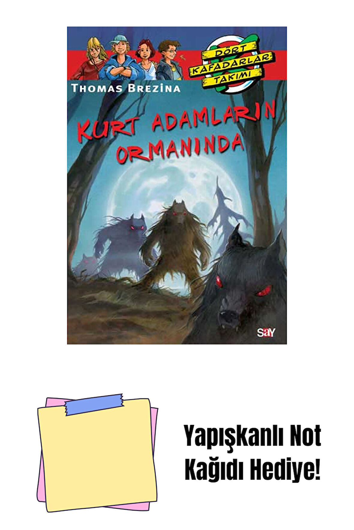 Kurt Adamların Ormanında + Yapışkanlı Not Kağıdı