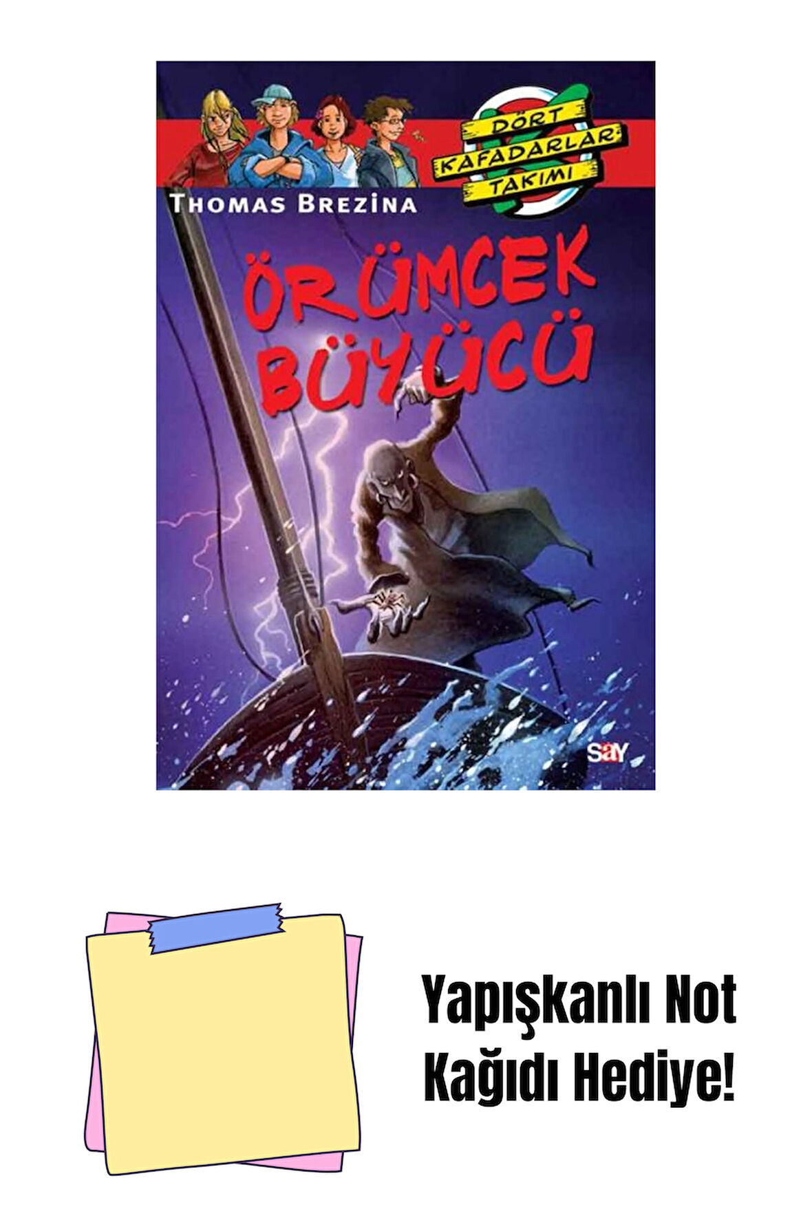 Örümcek Büyücü + Yapışkanlı Not Kağıdı