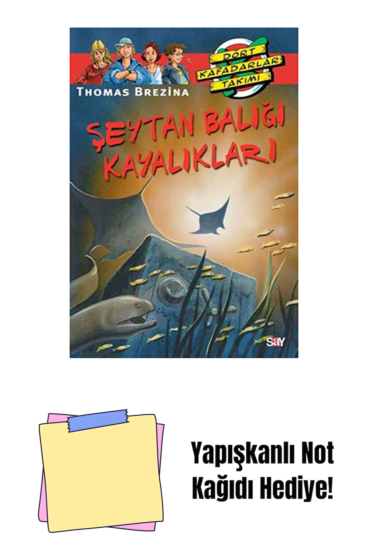 Şeytan Balığı Kayalıkları + Yapışkanlı Not Kağıdı