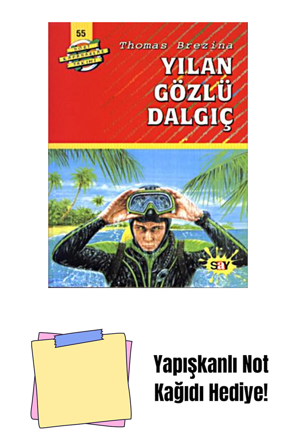 Yılan Gözlü Dalgıç + Yapışkanlı Not Kağıdı