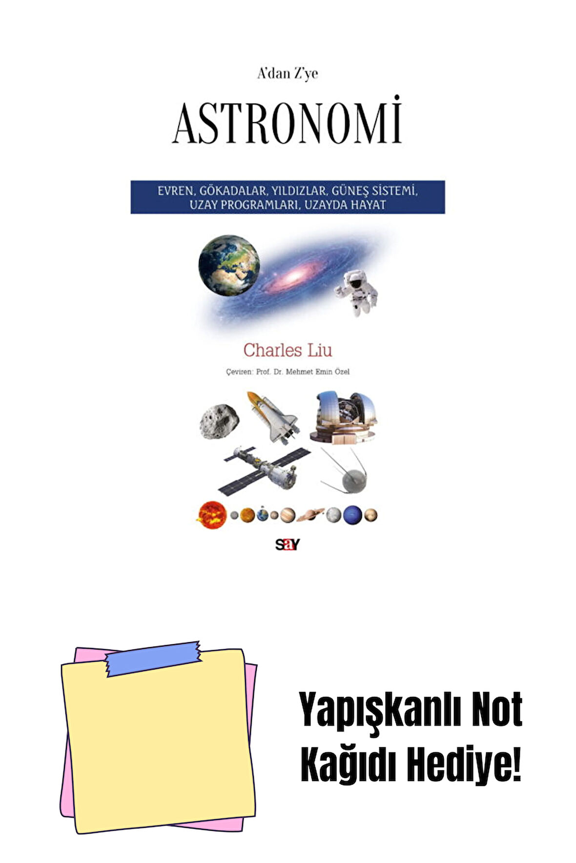 A DAN Z YE ASTRONOMİ + Yapışkanlı Not Kağıdı