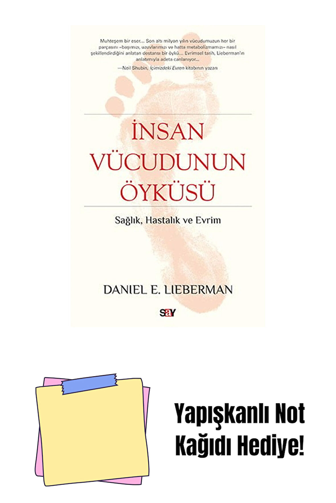 İnsan Vücudunun Öyküsü + Yapışkanlı Not Kağıdı