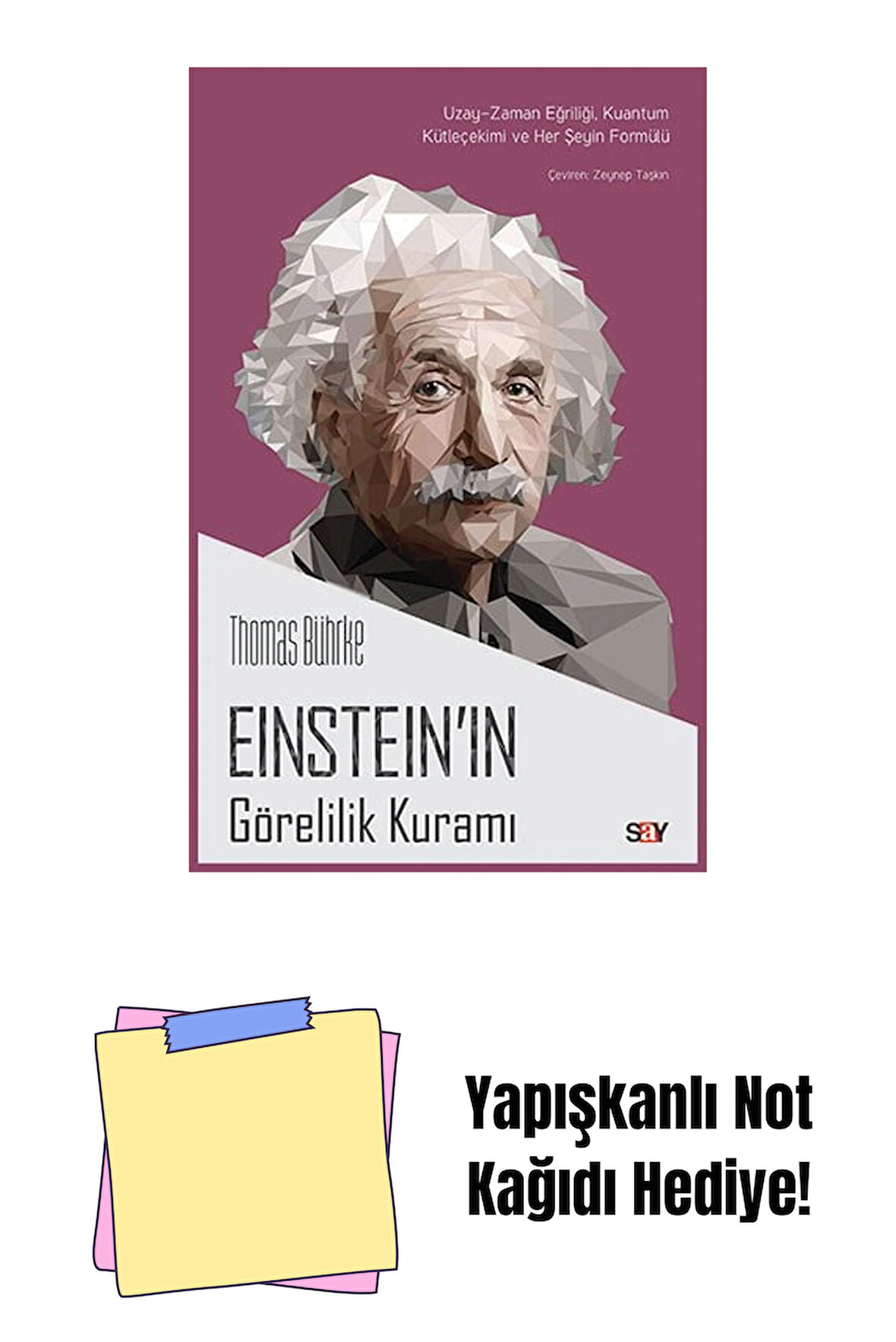 Einstein’ın Görelilik Kuramı + Yapışkanlı Not Kağıdı