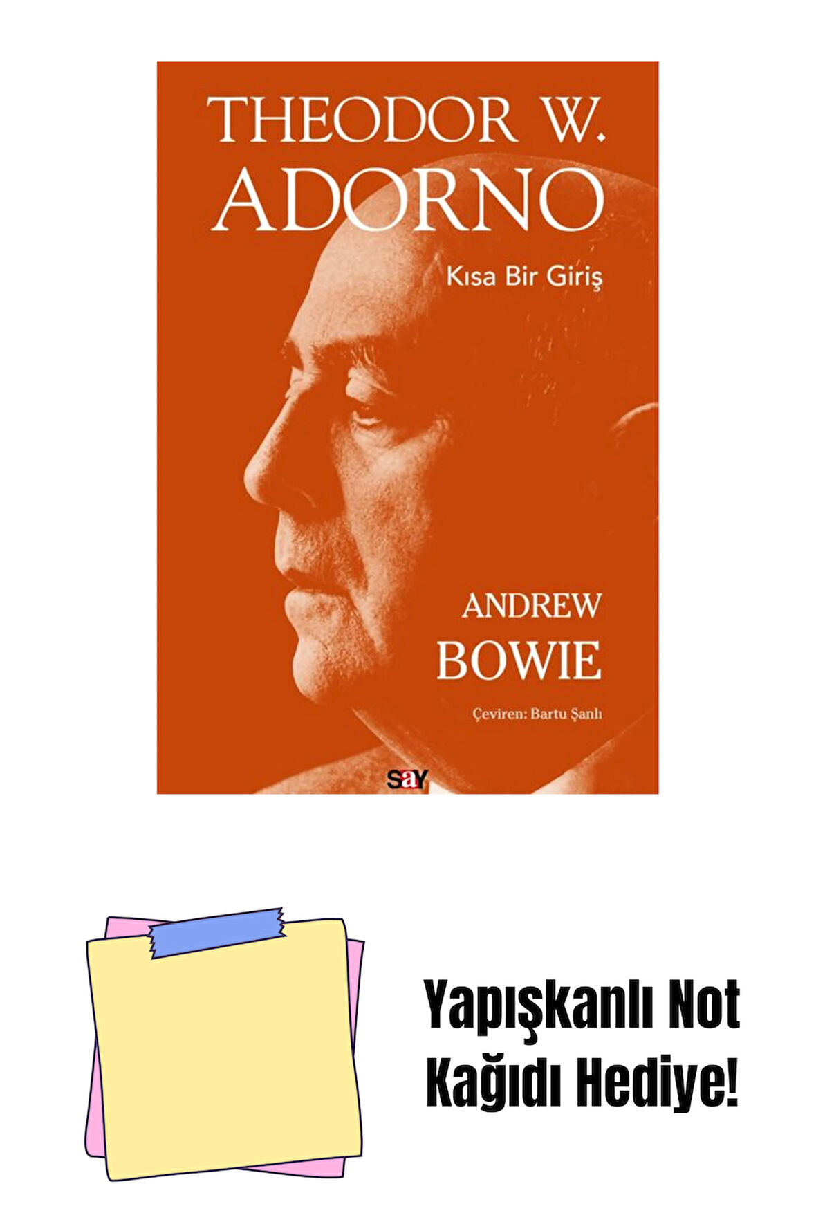 THEDOR W.ADORNO KISA BİR GİRİŞ + Yapışkanlı Not Kağıdı