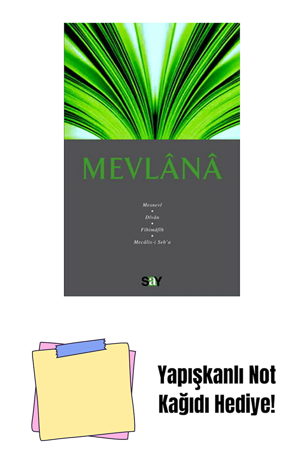 Mevlana + Yapışkanlı Not Kağıdı