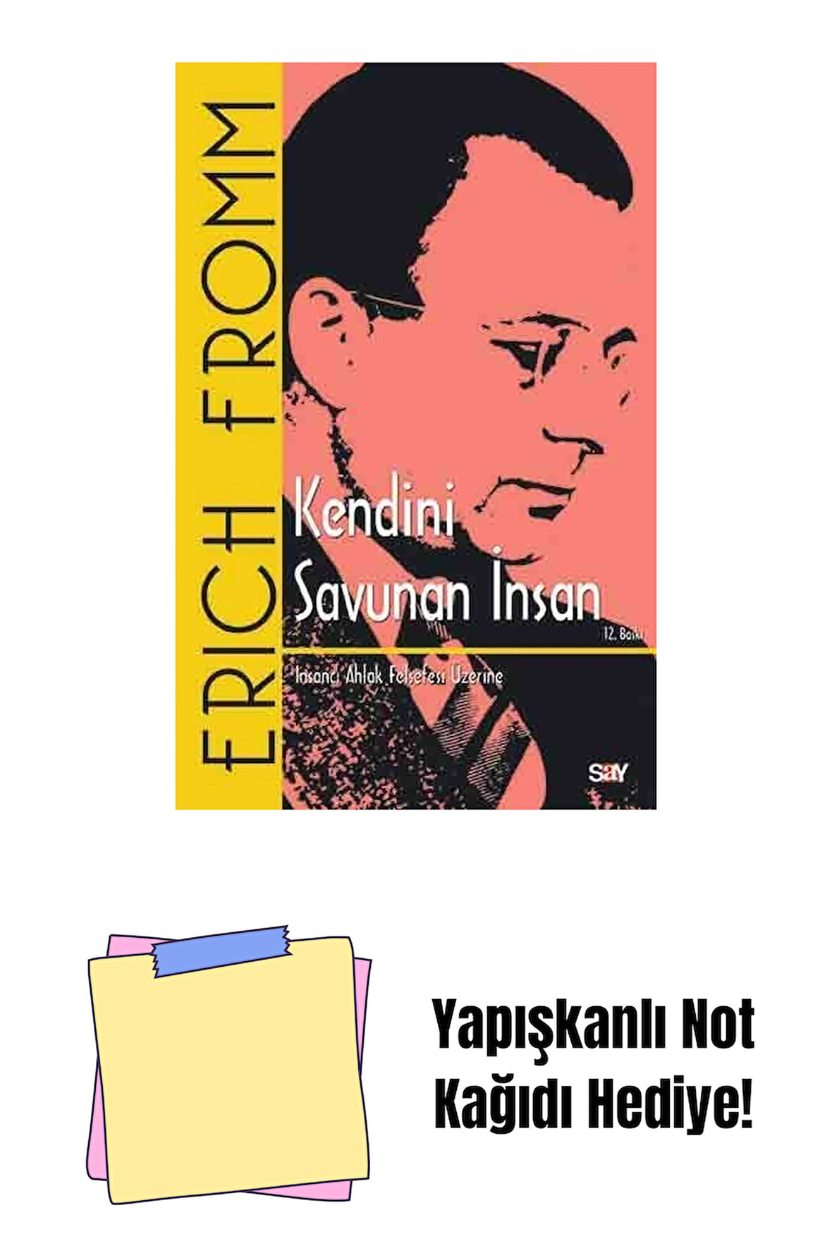 Kendini Savunan İnsan + Yapışkanlı Not Kağıdı