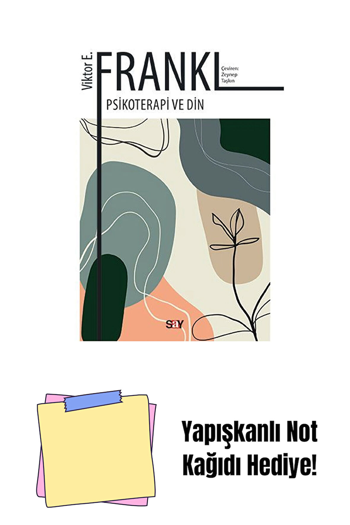 Psikoterapi ve Din + Yapışkanlı Not Kağıdı