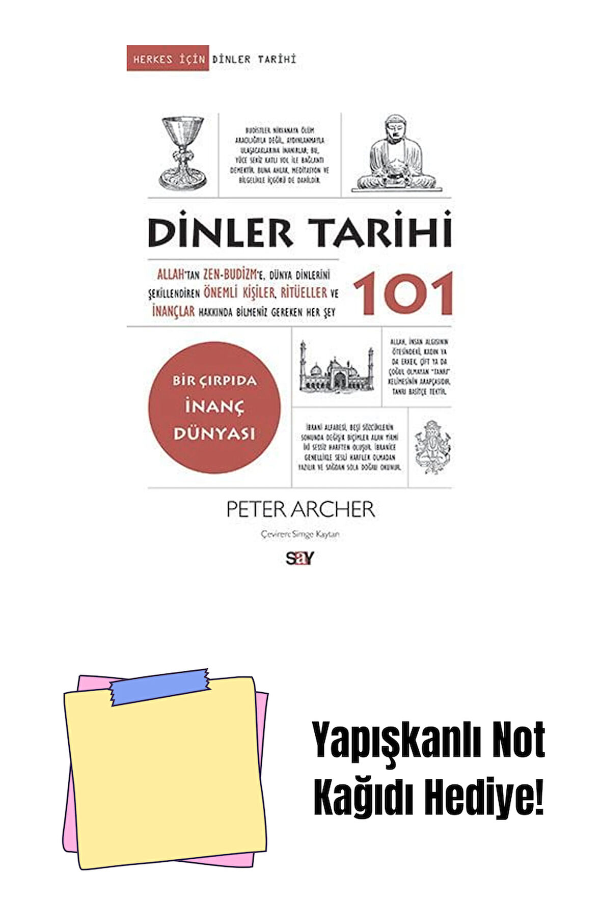 Dinler Tarihi 101 + Yapışkanlı Not Kağıdı