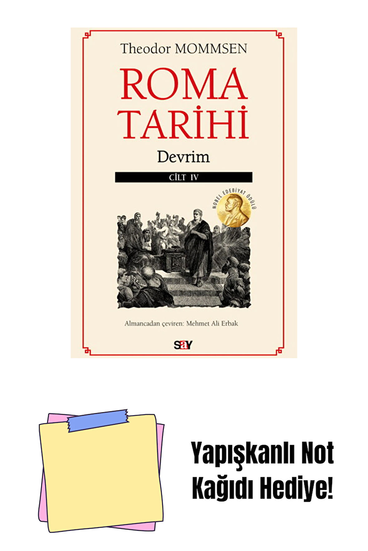 Roma Tarihi IV. Cilt + Yapışkanlı Not Kağıdı