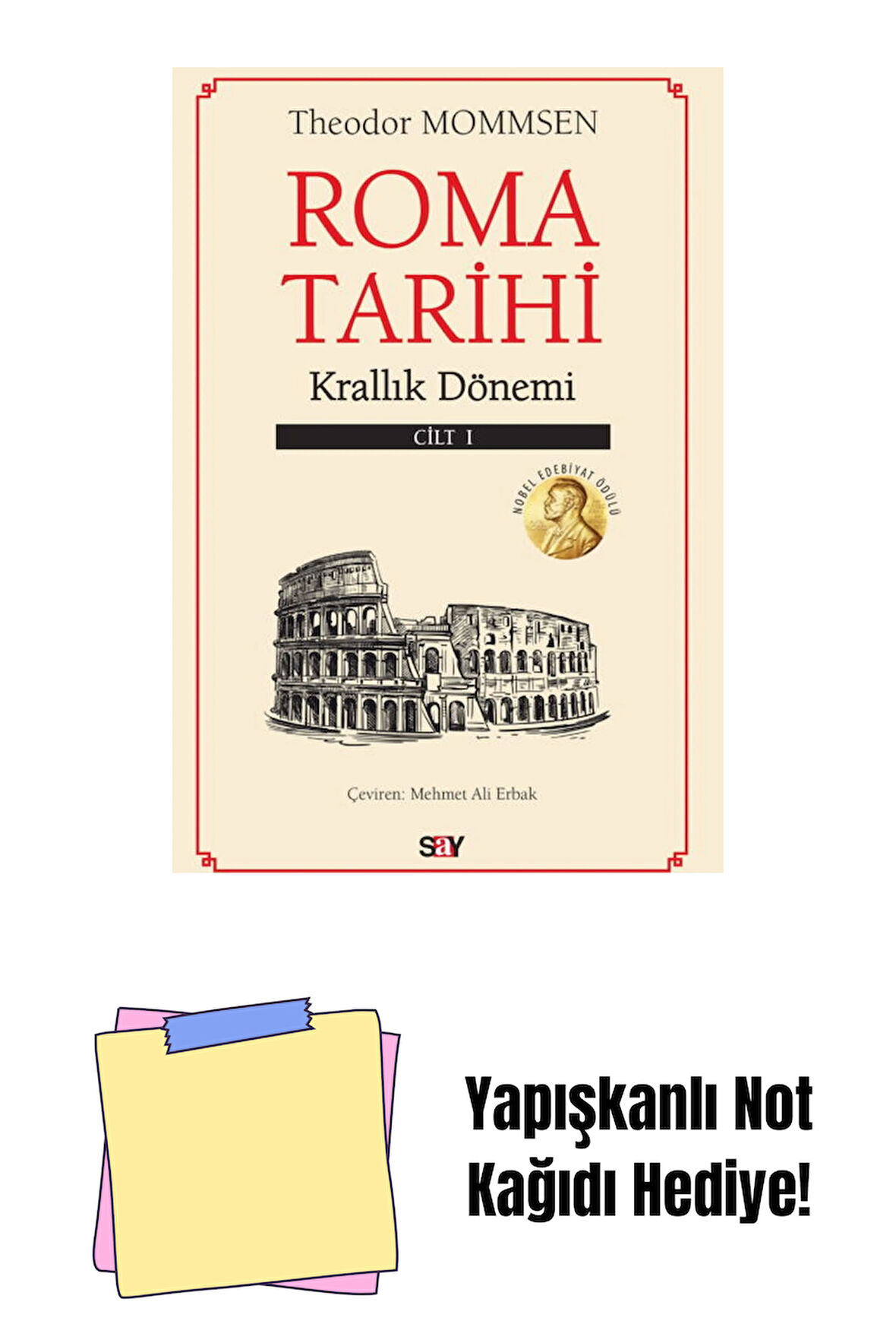 Roma Tarihi I. Cilt + Yapışkanlı Not Kağıdı