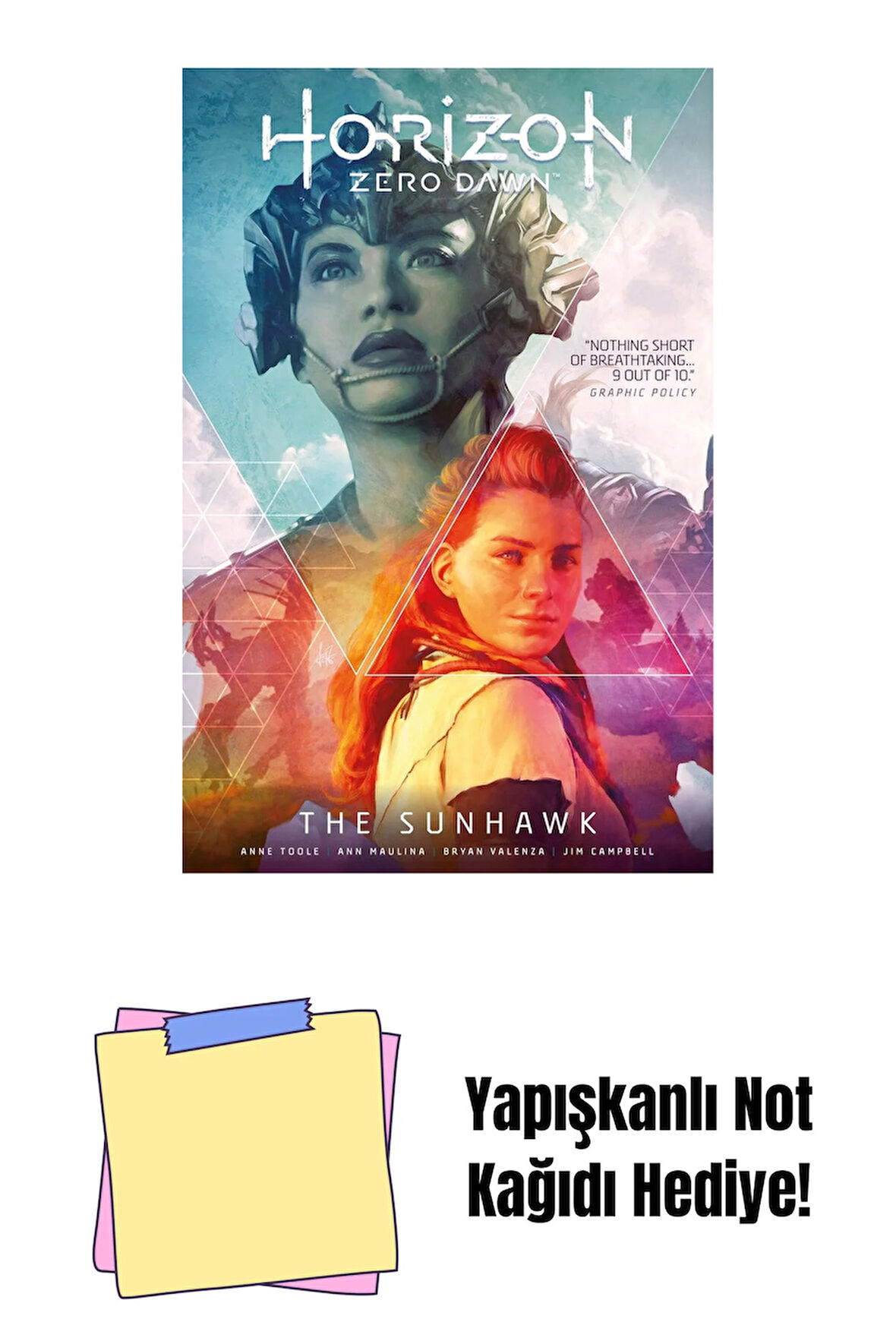 Horizon Zero Dawn Vol. 1: The Sunhawk (Graphic Novel): Volume 1 + Yapışkanlı Not Kağıdı