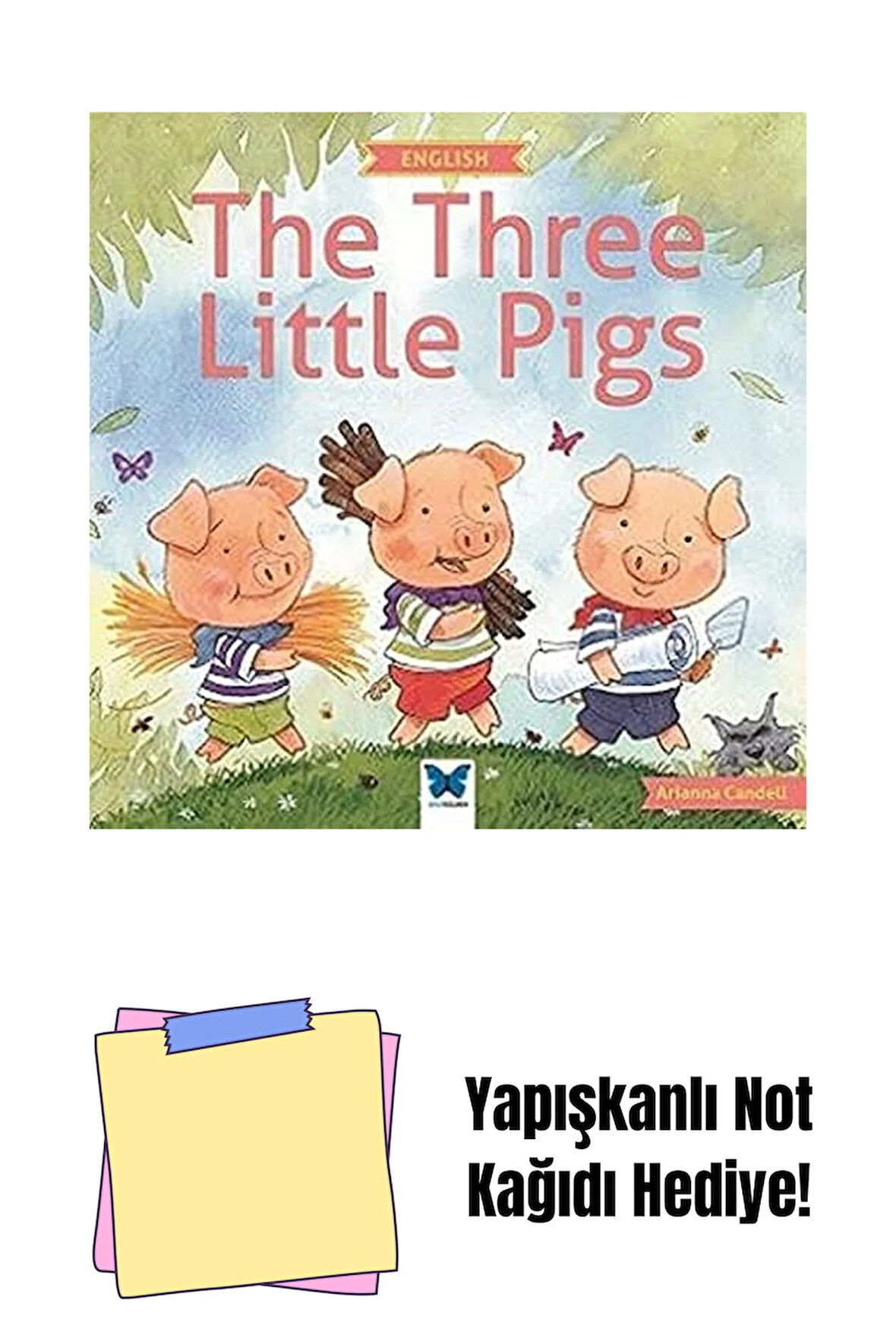The Three Little Pigs + Yapışkanlı Not Kağıdı