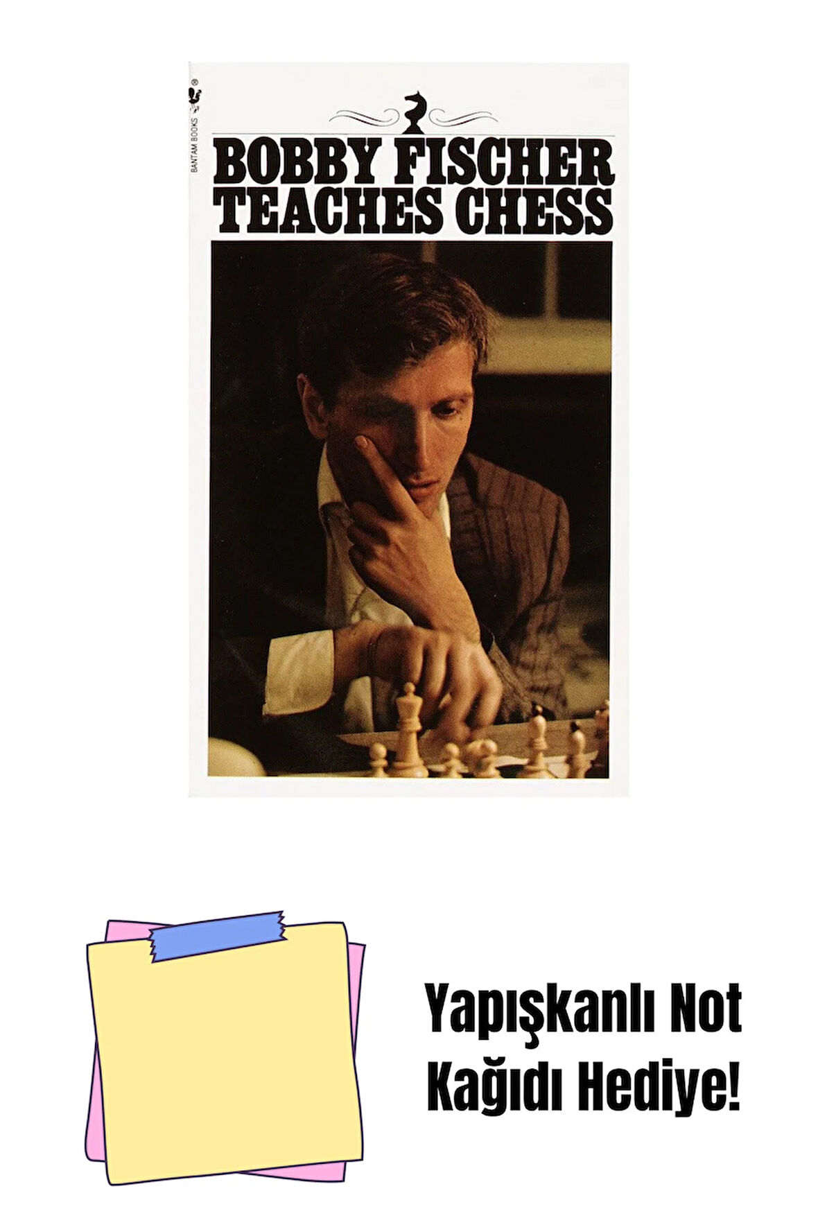 Bobby Fischer Teaches Chess + Yapışkanlı Not Kağıdı
