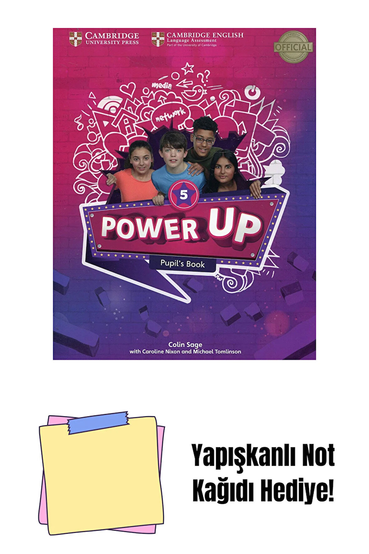 Power Up Level 5 Pupil's Book + Yapışkanlı Not Kağıdı