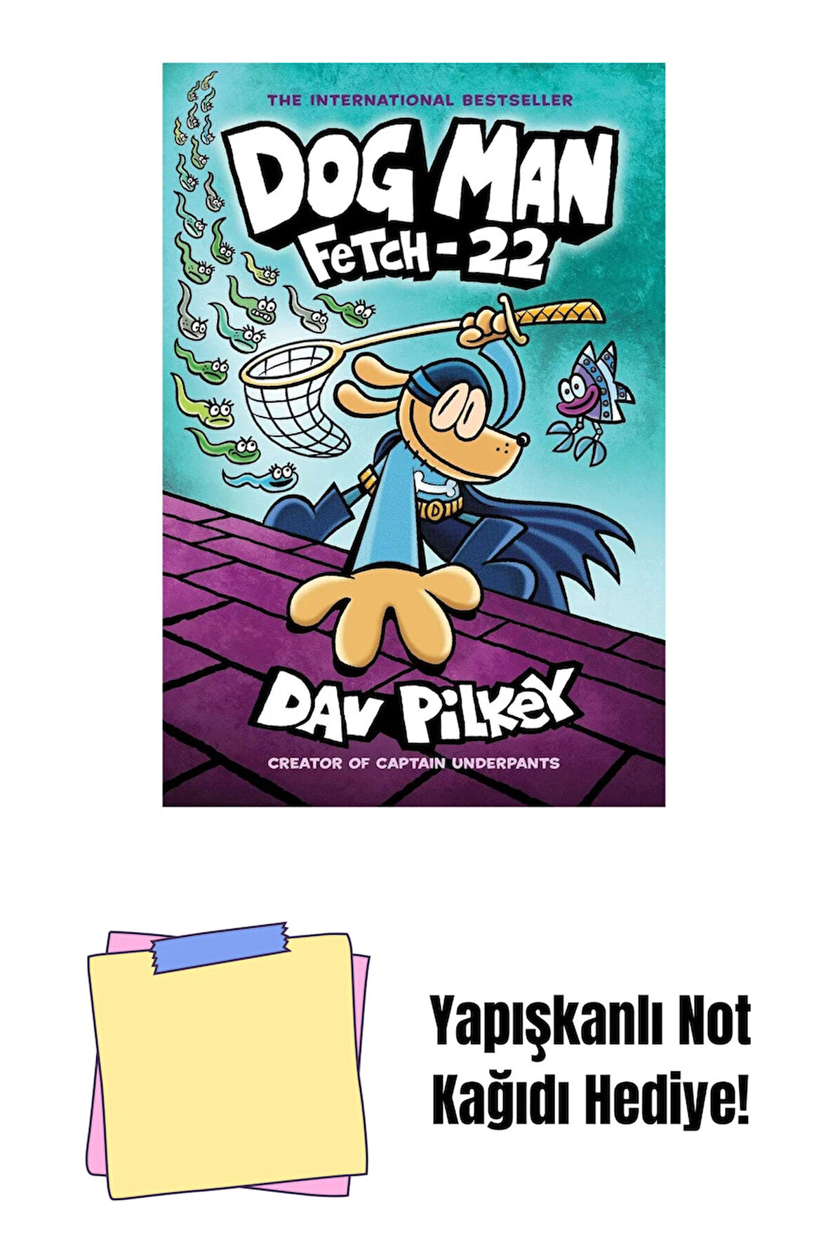 Dog Man 08: Fetch-22 + Yapışkanlı Not Kağıdı