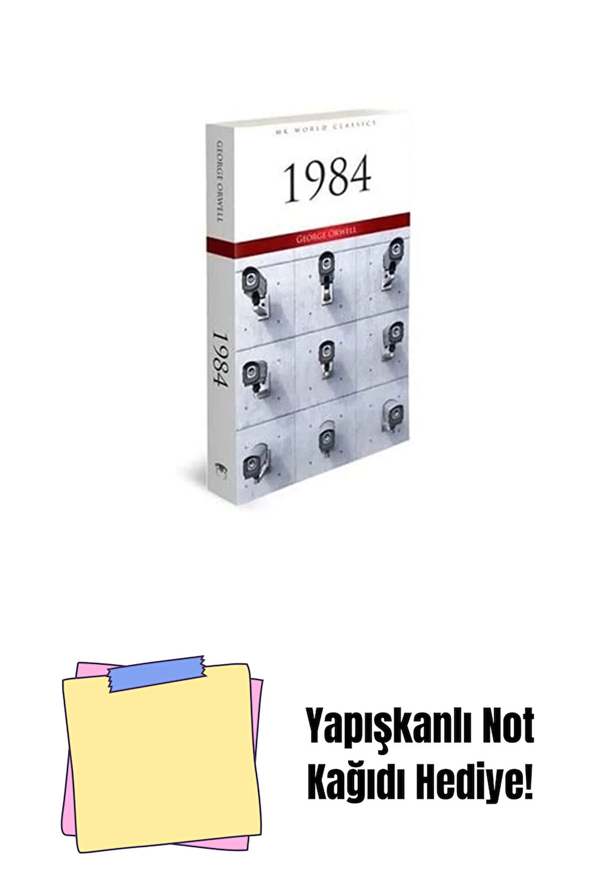 1984 İngilizce Roman + Yapışkanlı Not Kağıdı