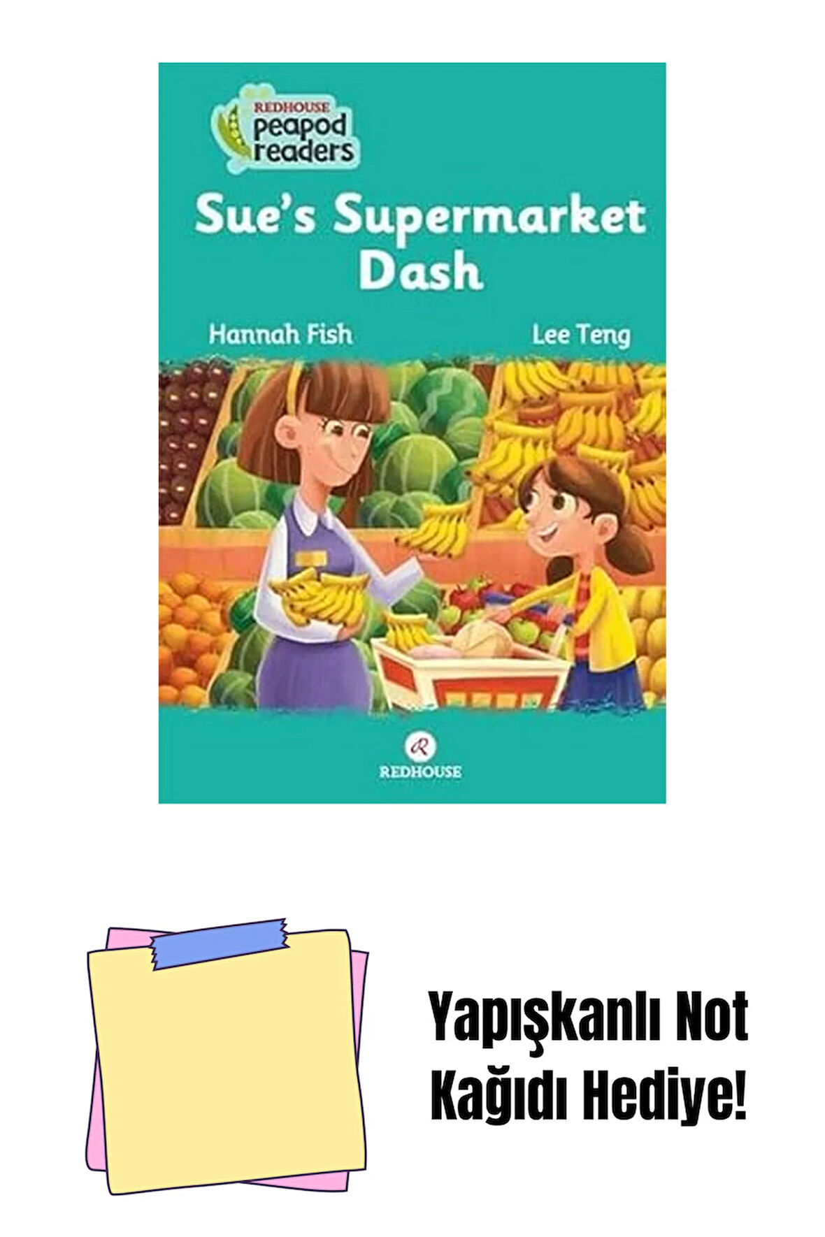 Sue’s Supermarket Dash: Beginner Pre A1 + Yapışkanlı Not Kağıdı
