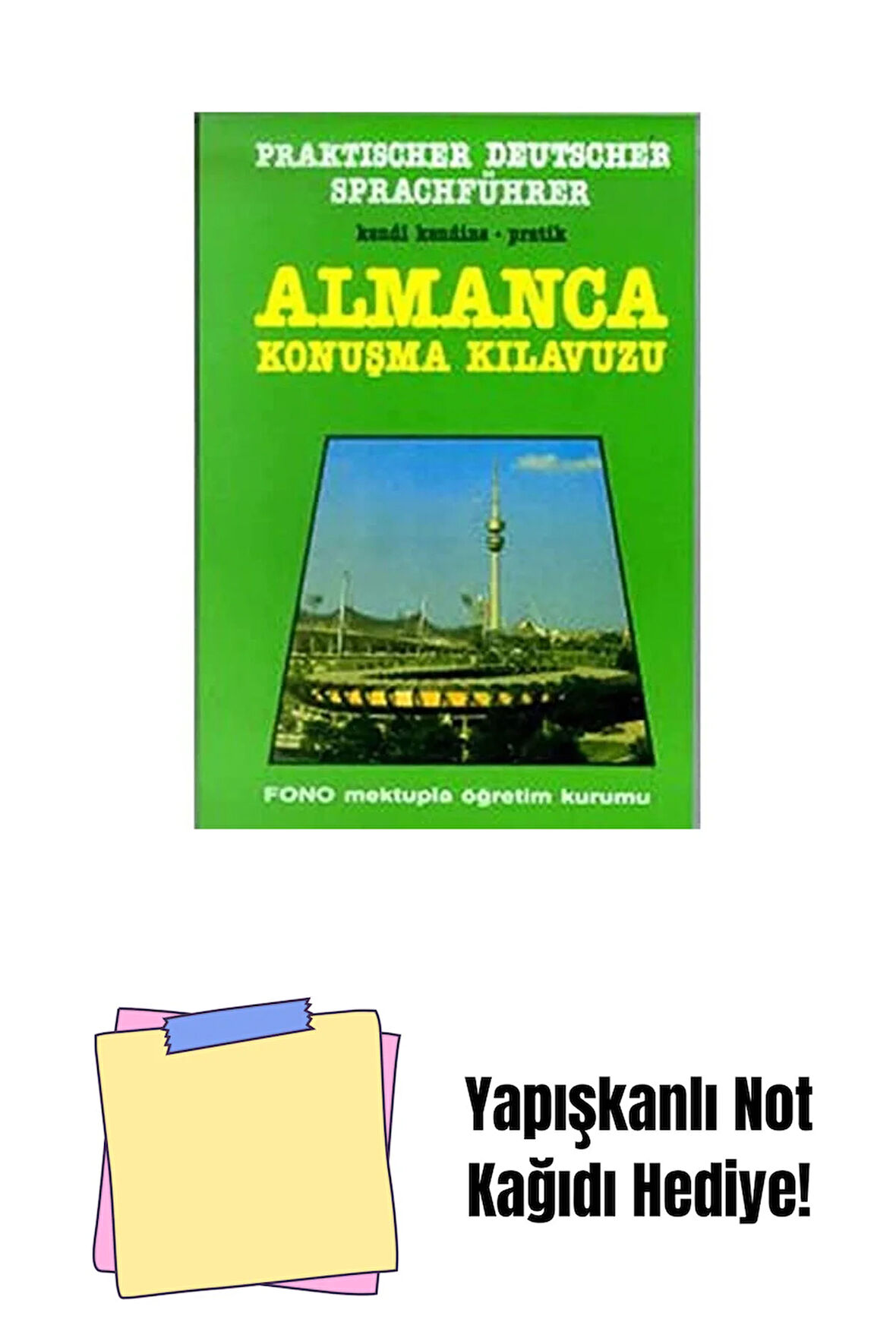 Almanca Konuşma Kılavuzu + Yapışkanlı Not Kağıdı