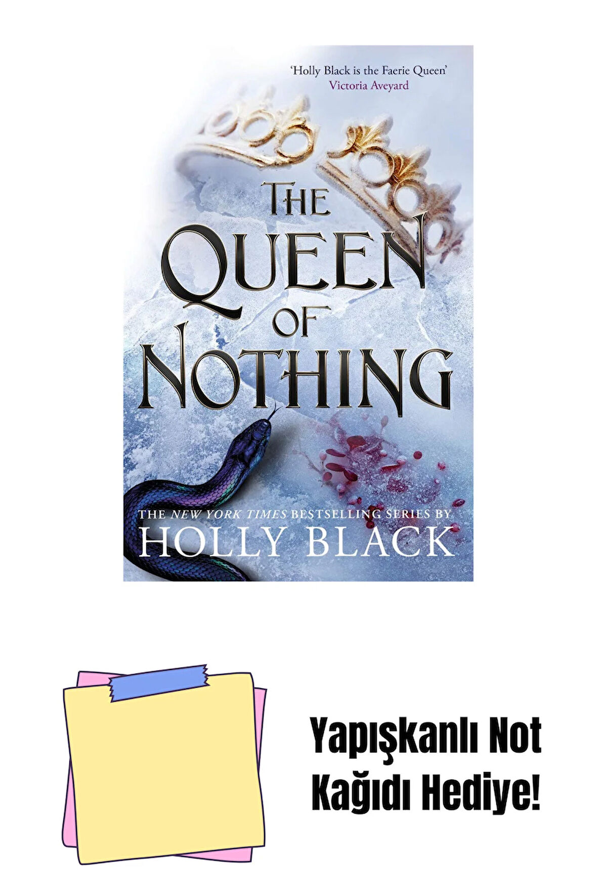 The Queen of Nothing (The Folk of the Air #3) + Yapışkanlı Not Kağıdı