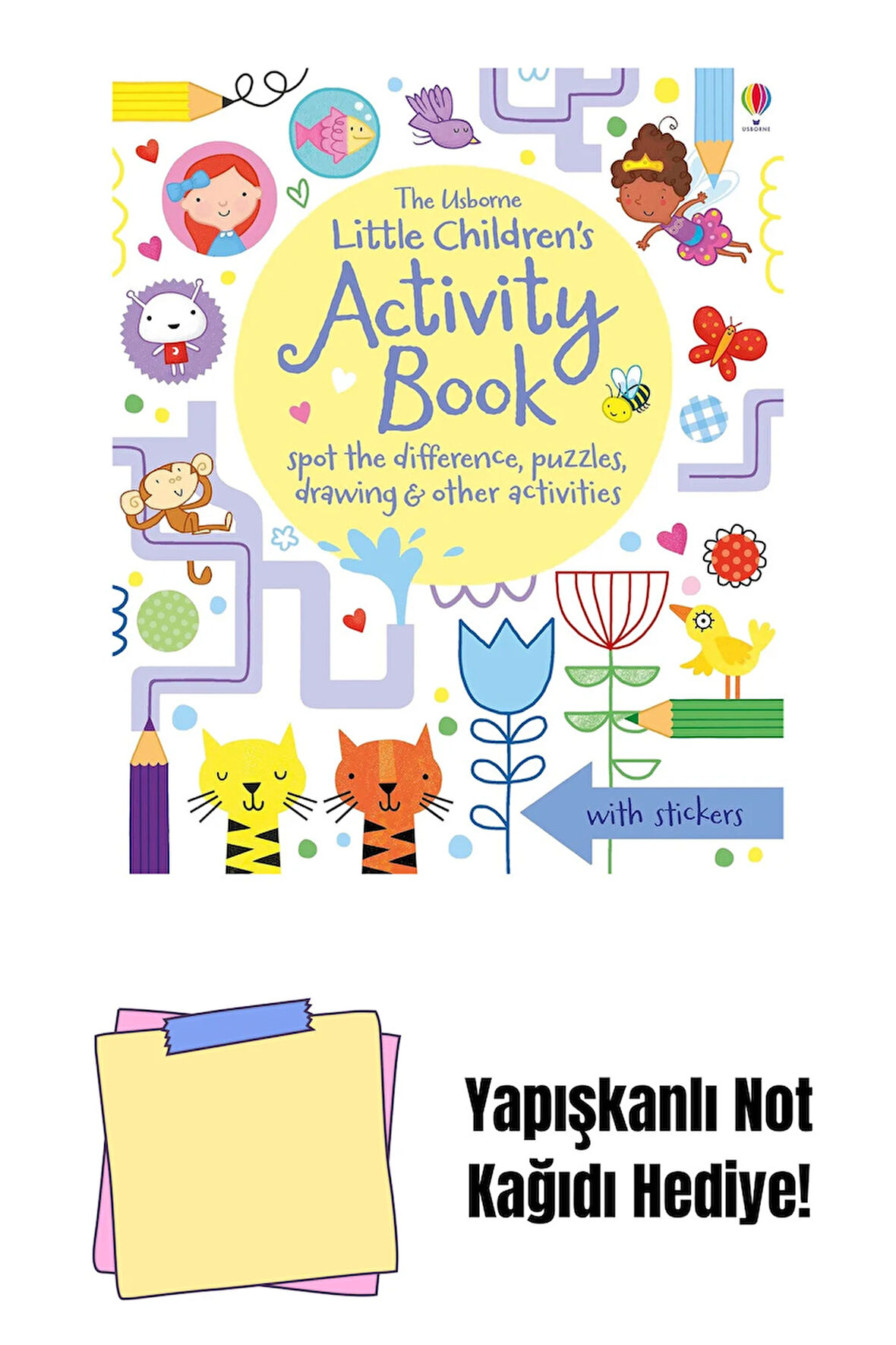 Little Childrens Activity Bk Spot + Yapışkanlı Not Kağıdı