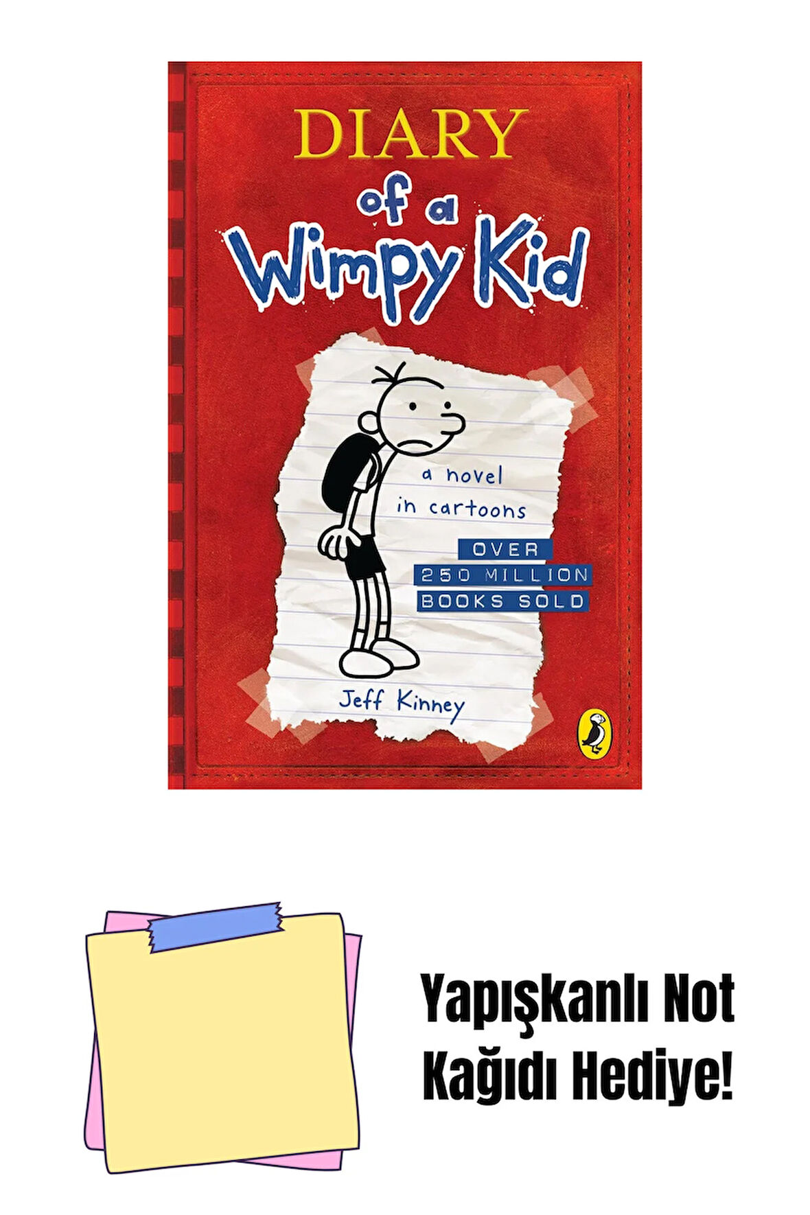 Diary of a Wimpy Kid: Old School (Book 10) + Yapışkanlı Not Kağıdı