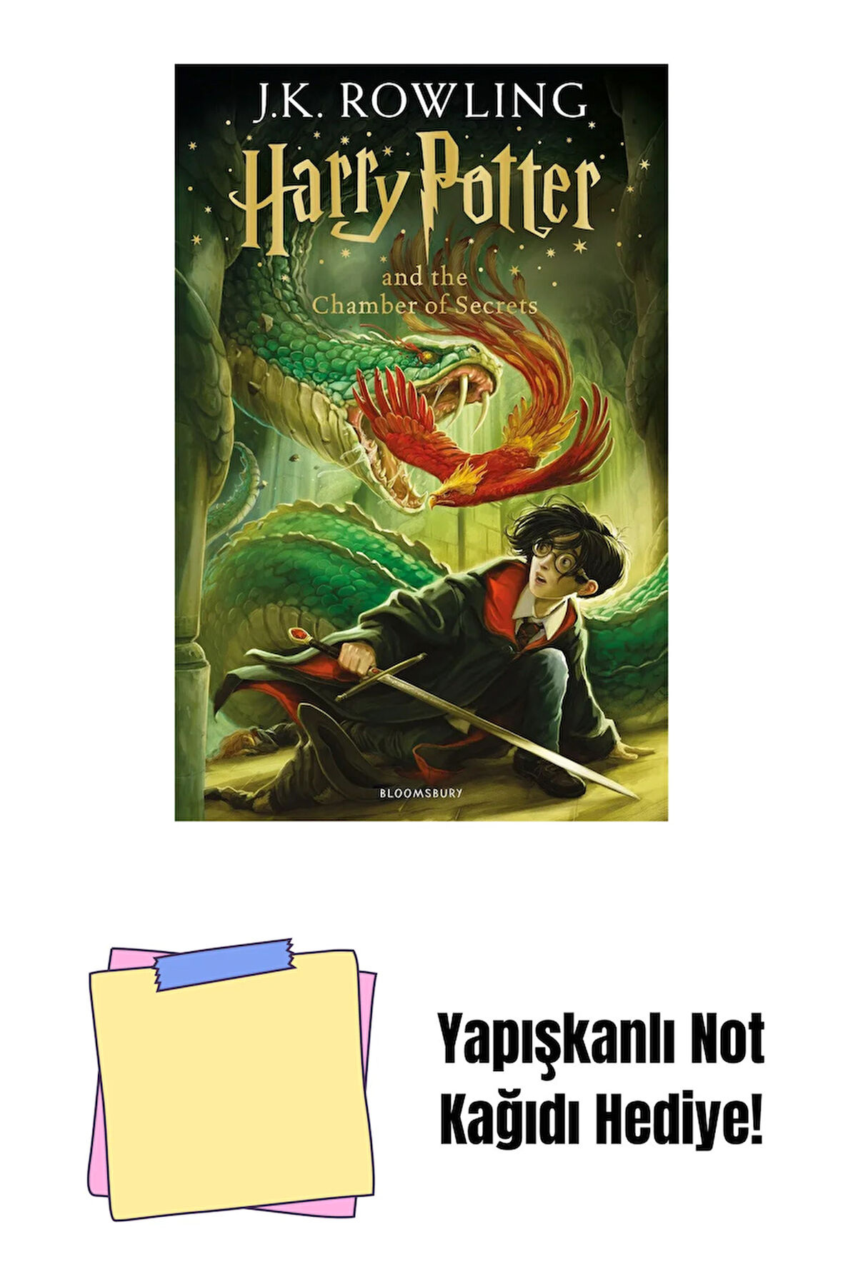Harry Potter - Chamber of Secrets + Yapışkanlı Not Kağıdı