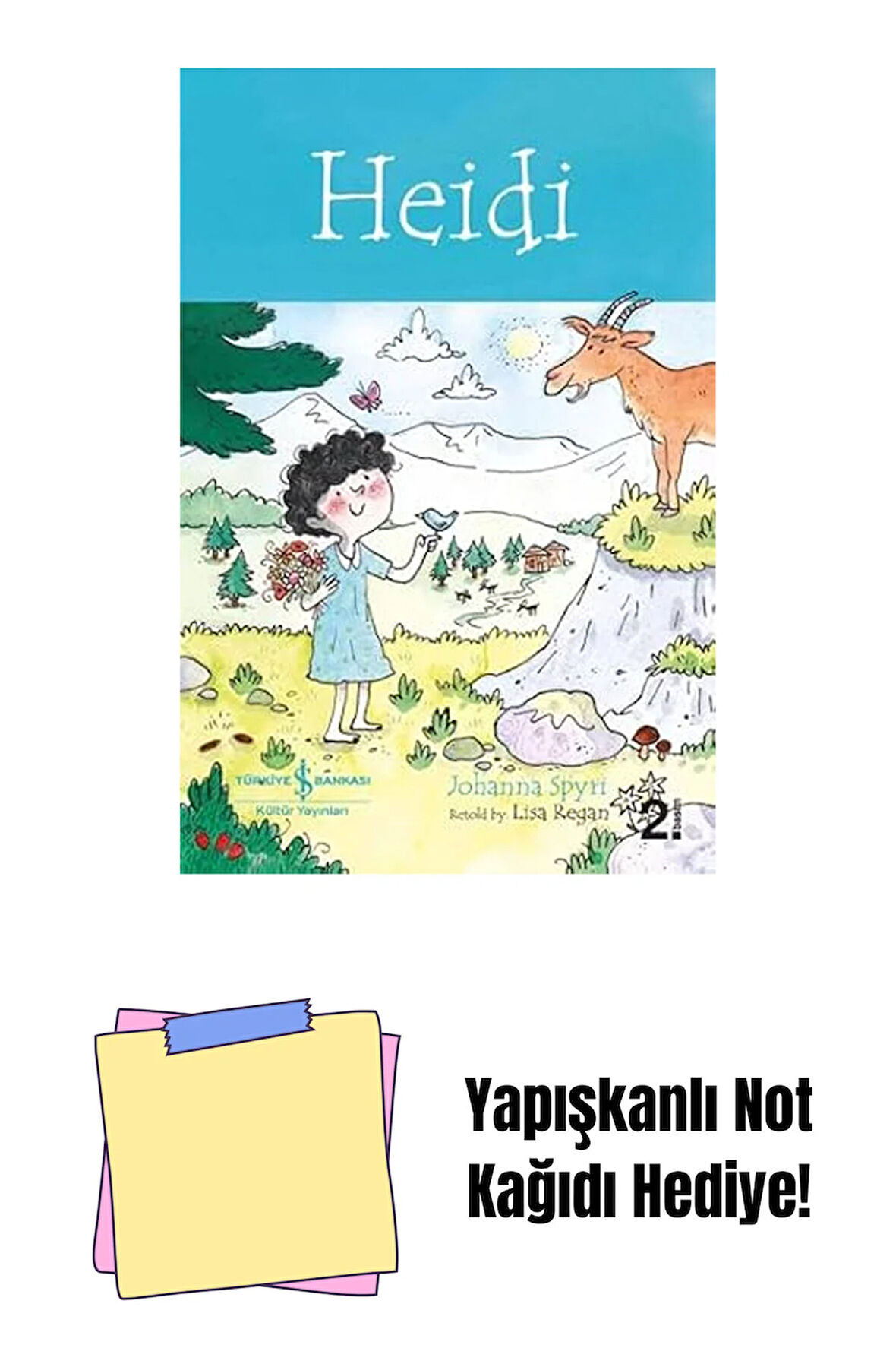 Heidi + Yapışkanlı Not Kağıdı