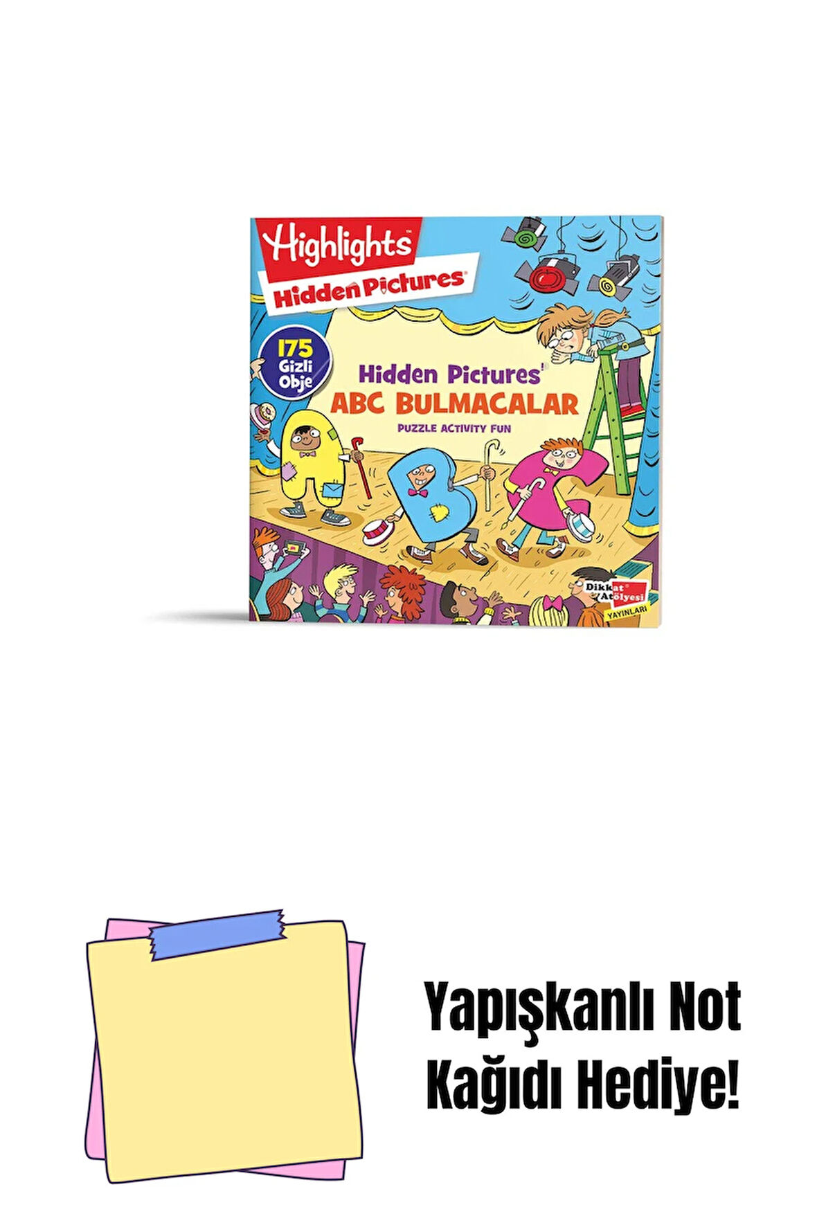 ABC Hidden Pictures (Kapak Değişebilir): Puzzle Activity Fun + Yapışkanlı Not Kağıdı
