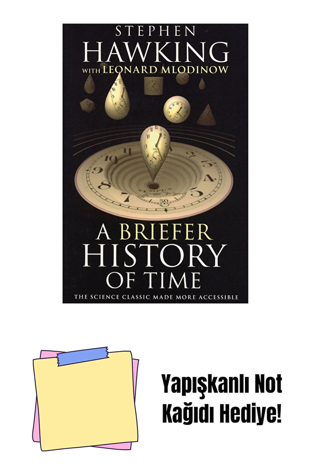 A Briefer History of Time + Yapışkanlı Not Kağıdı