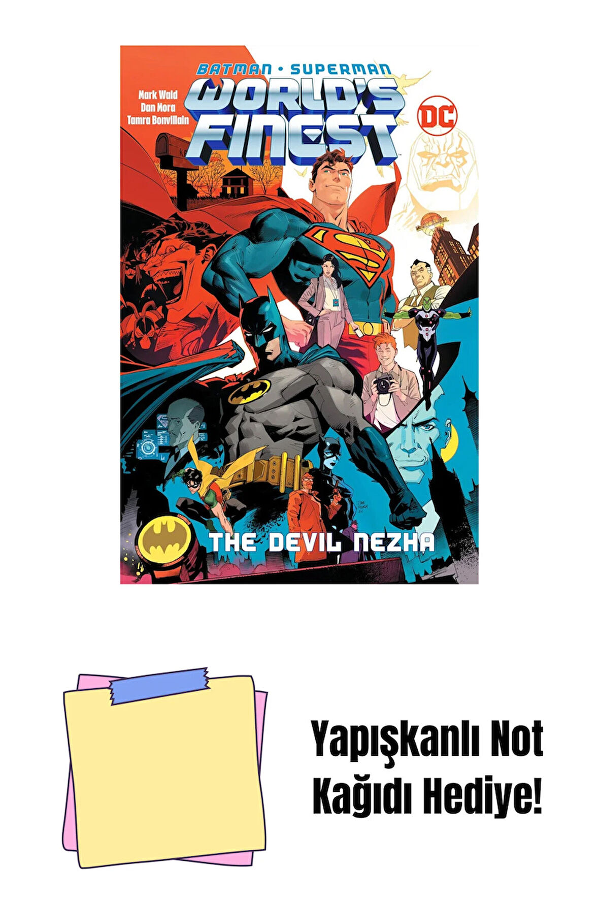 Batman/Superman: World's Finest Vol. 1: The Devil Nezha + Yapışkanlı Not Kağıdı