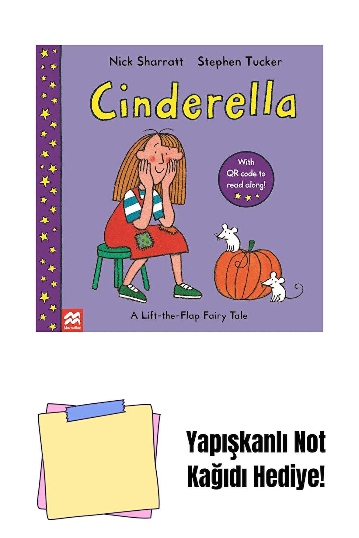 Cinderella + Yapışkanlı Not Kağıdı