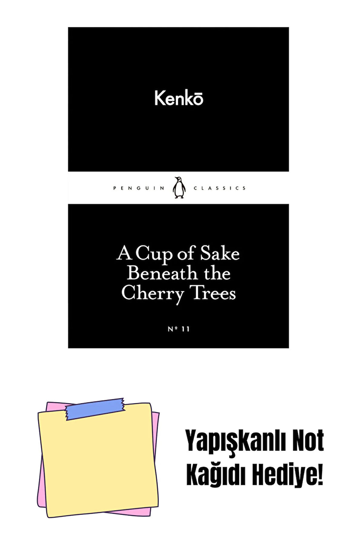 A Cup of Sake Beneath the Cherry Trees + Yapışkanlı Not Kağıdı