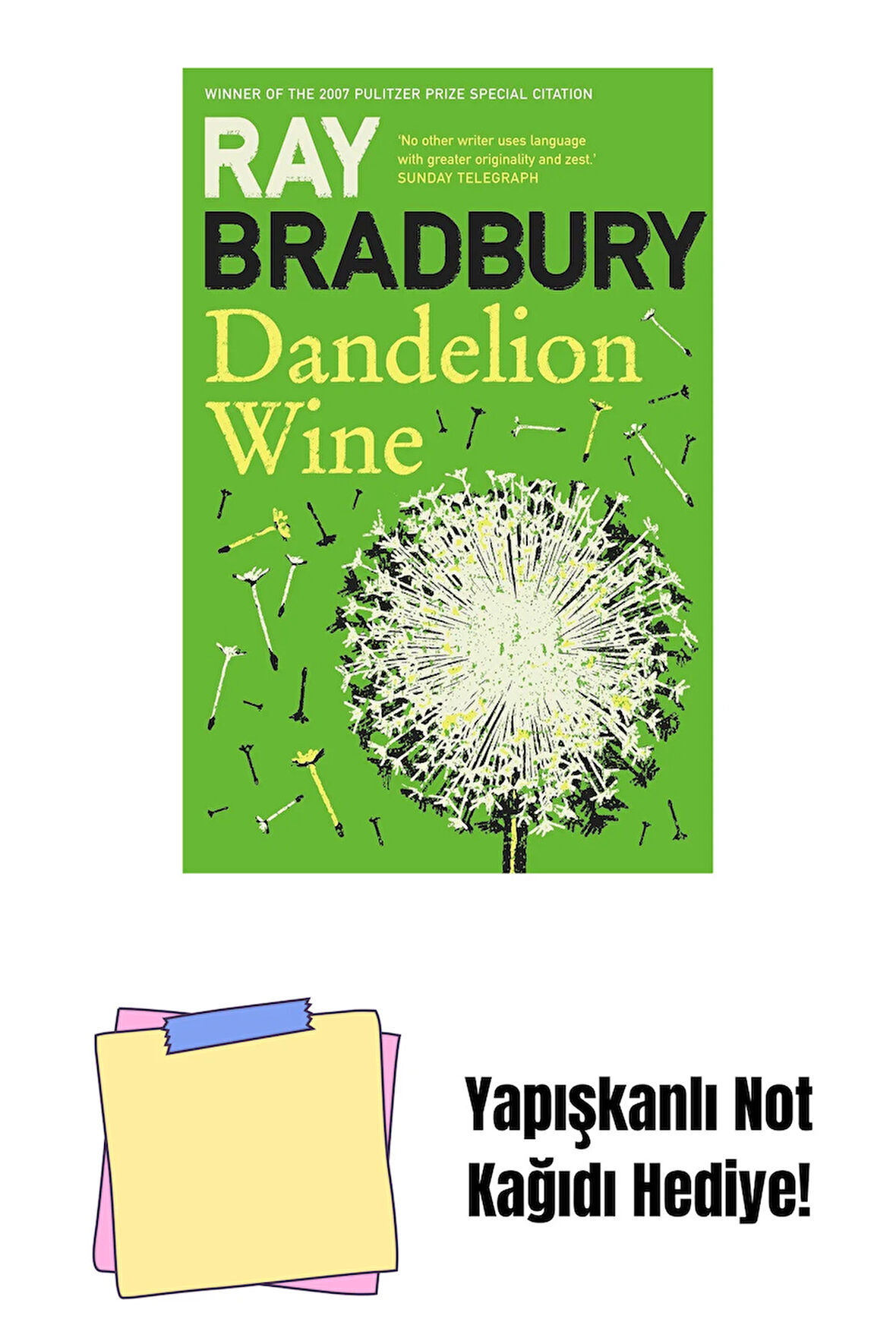 Dandelion Wine + Yapışkanlı Not Kağıdı