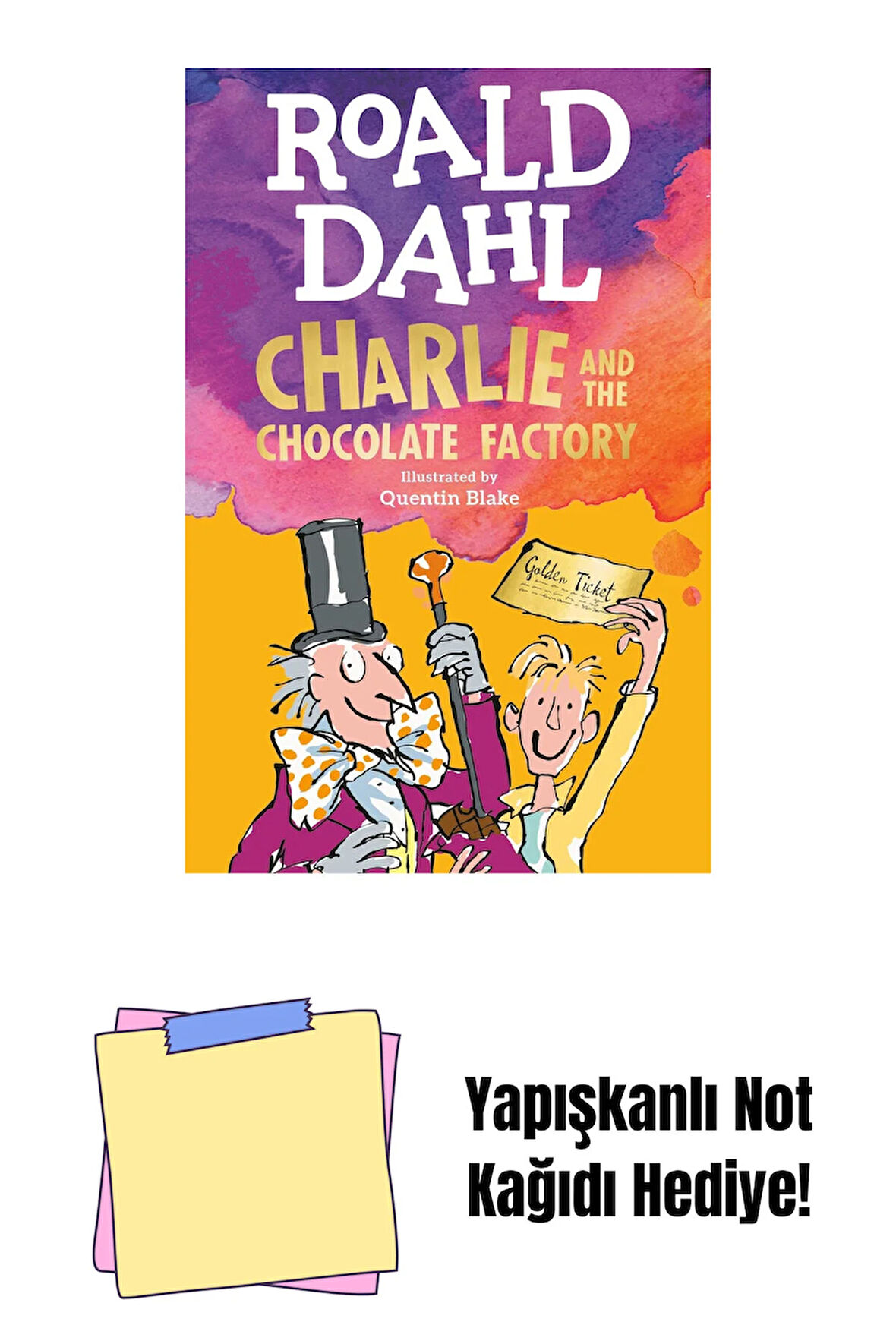 Charlie and the Chocolate Factory + Yapışkanlı Not Kağıdı