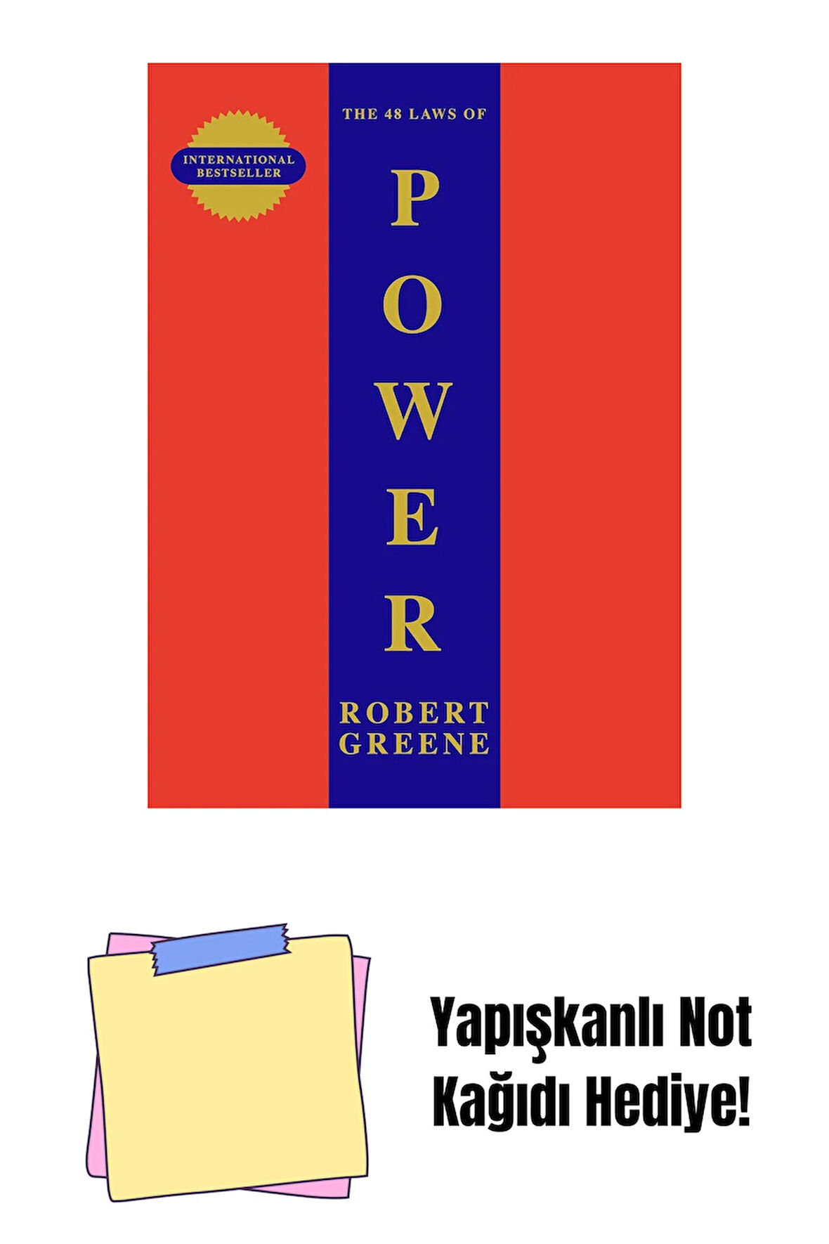 The 48 Laws Of Power + Yapışkanlı Not Kağıdı