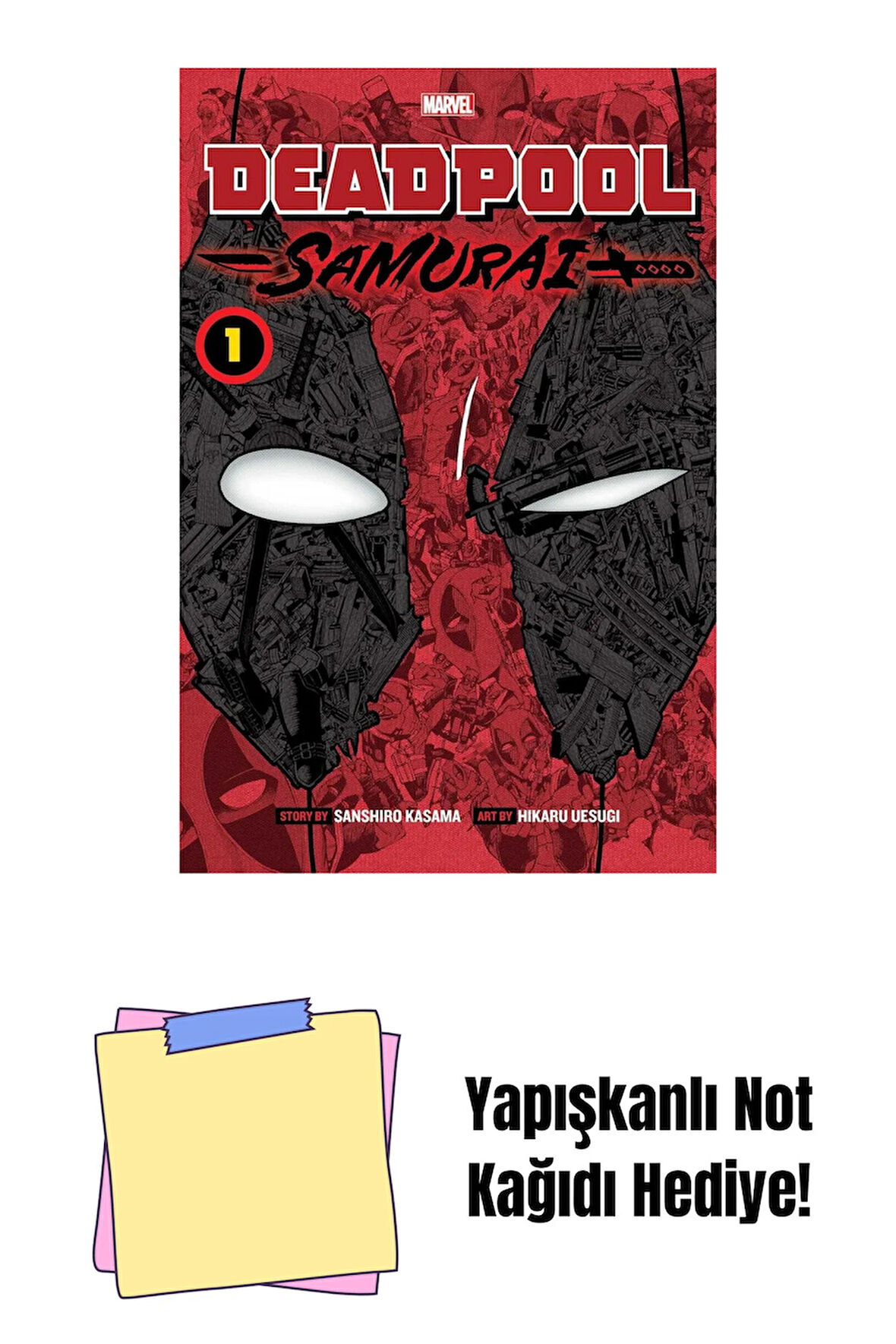 Deadpool Samurai 1 (Versione Inglese) + Yapışkanlı Not Kağıdı