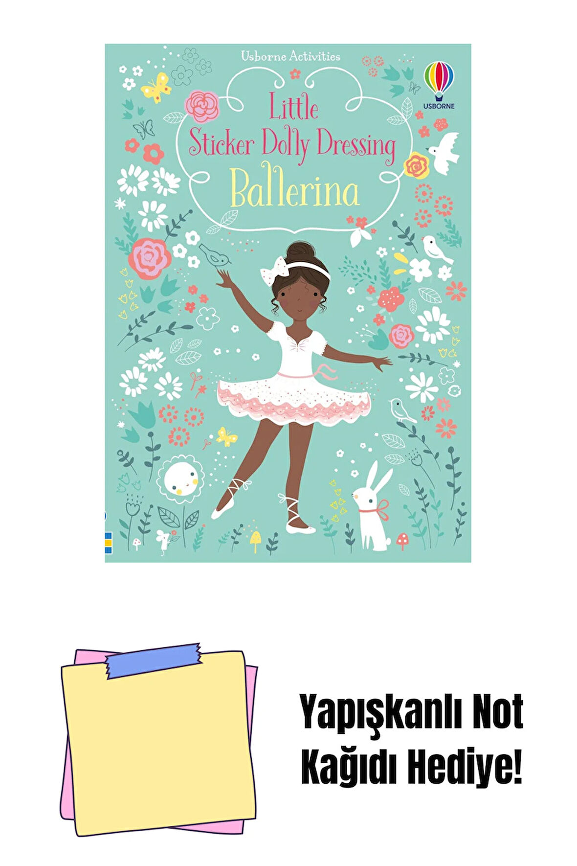 Little Sticker Dolly Dressing Ballerina + Yapışkanlı Not Kağıdı