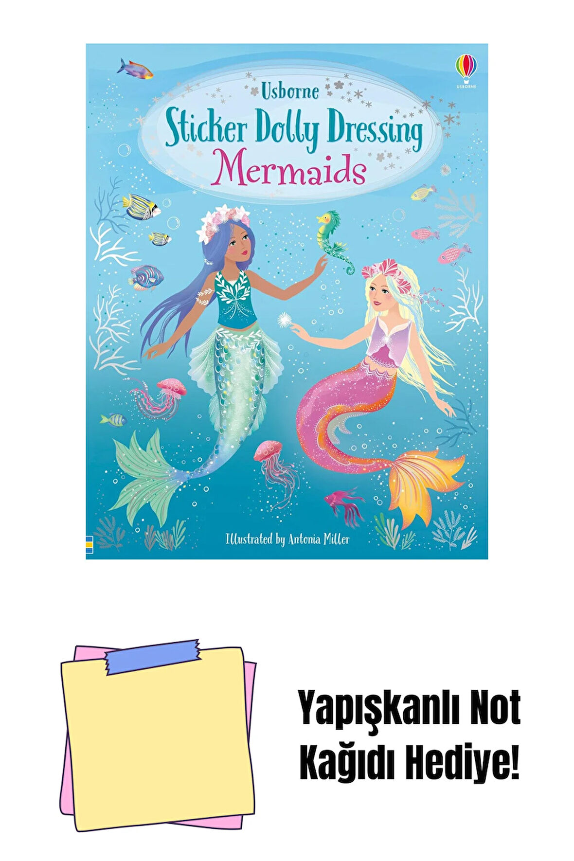 Sticker Dolly Dressing Mermaids + Yapışkanlı Not Kağıdı