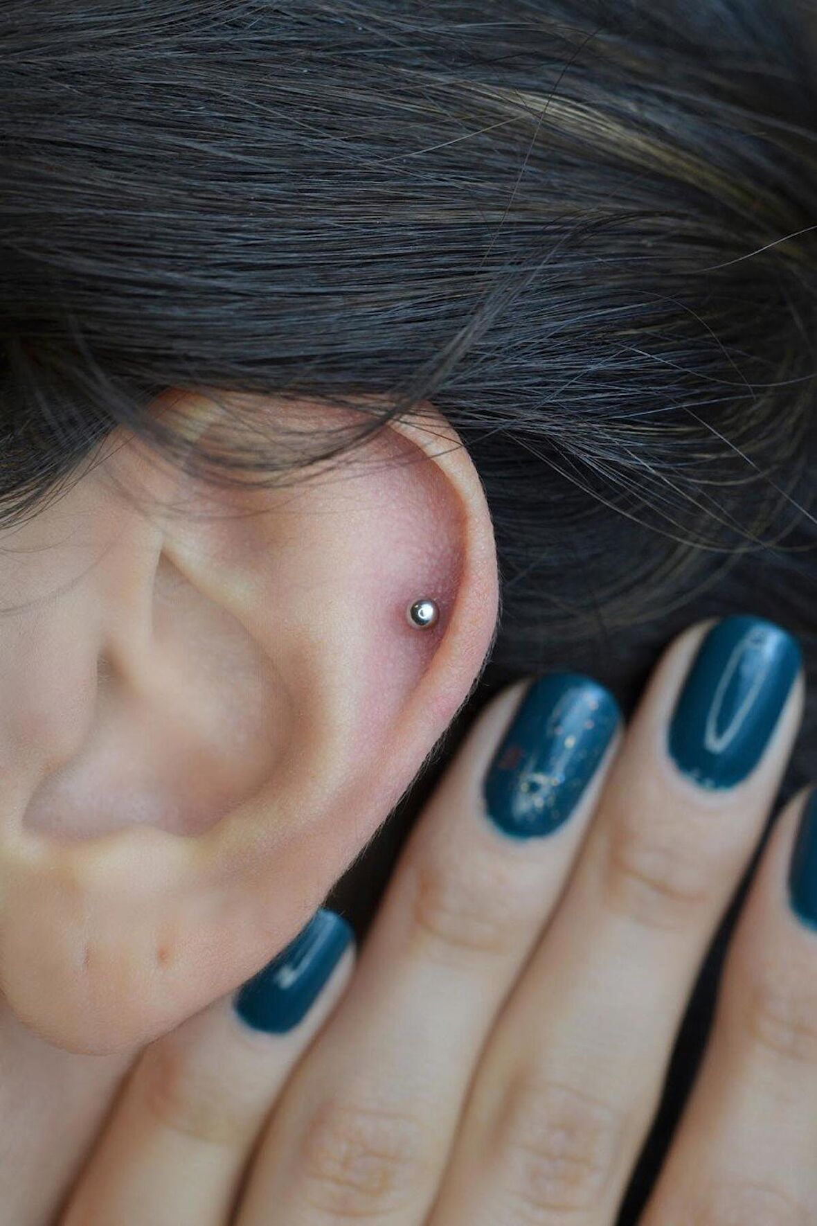 İki Ucu Top Çelik Piercing Helix Kıkırdak 6 mm