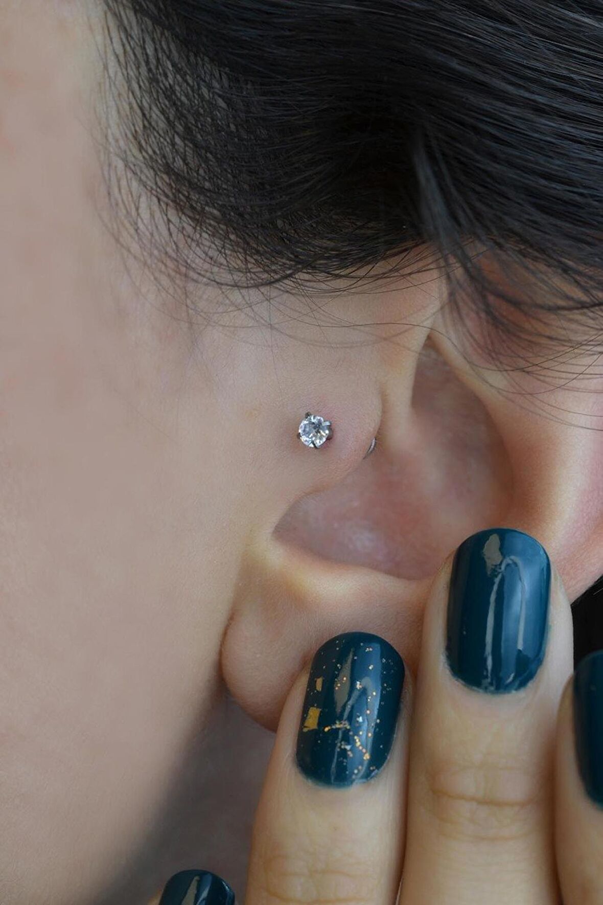Tektaş Gümüş Renk Çelik Top Piercing 8 mm