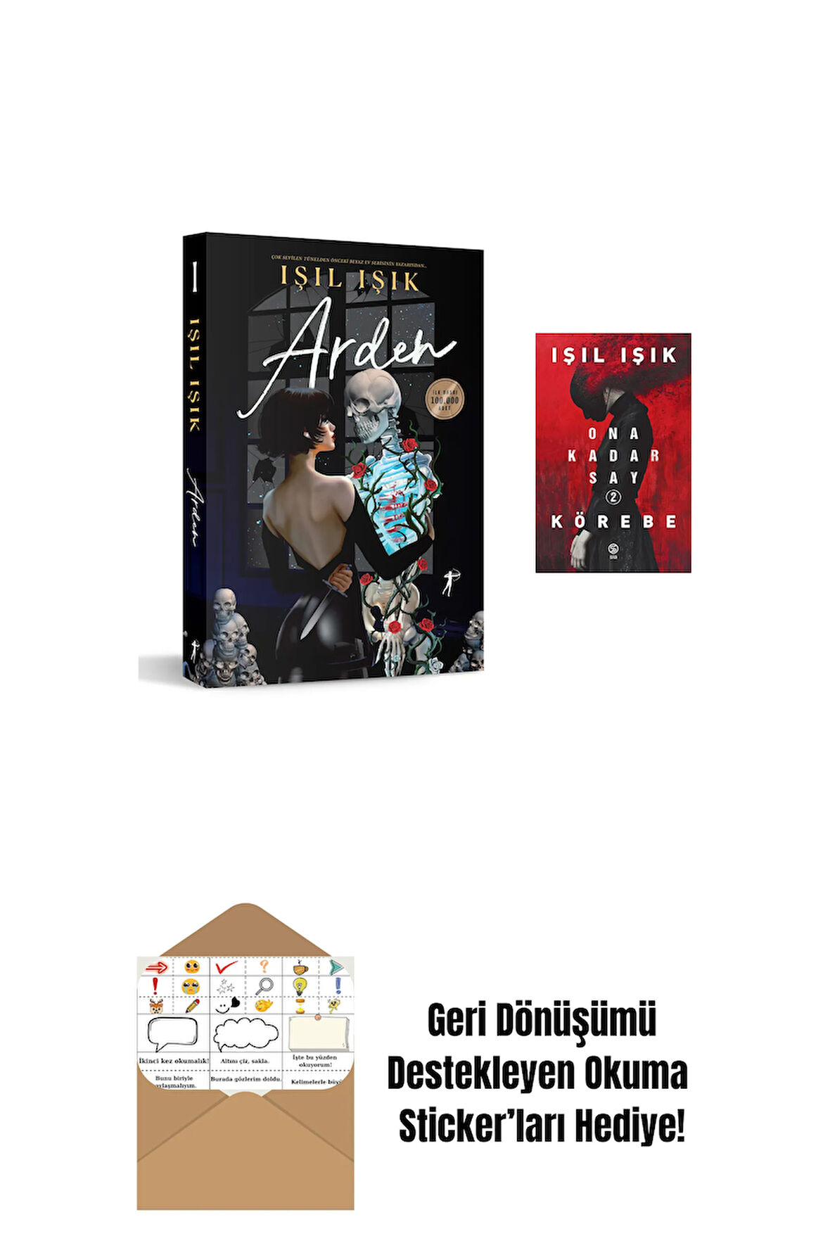 Arden 1 + Ona Kadar Say 2 - Körebe + Okuma Sticker'ları
