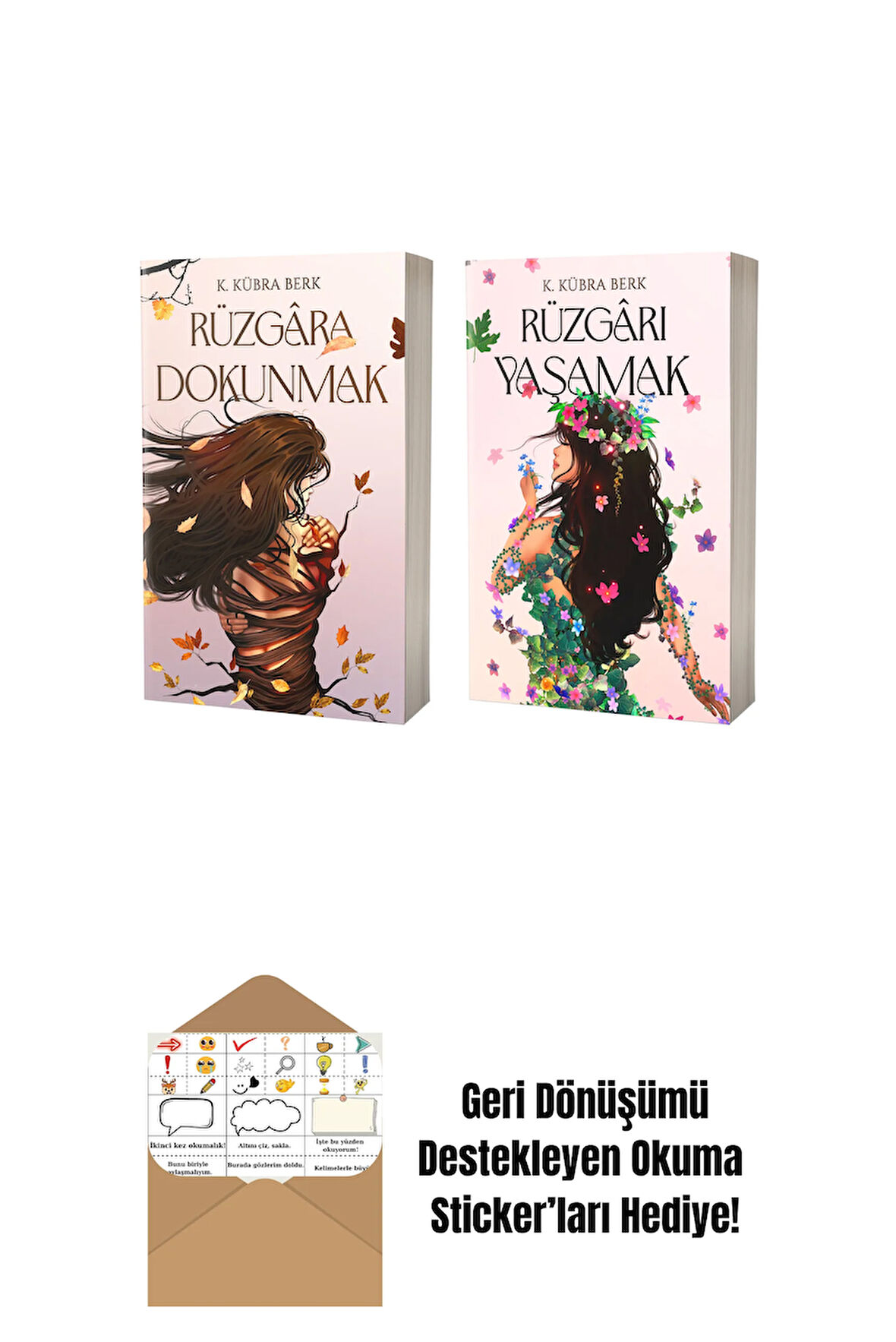 Rüzgâra Dokunmak + Rüzgârı Yaşamak + Okuma Sticker'ları