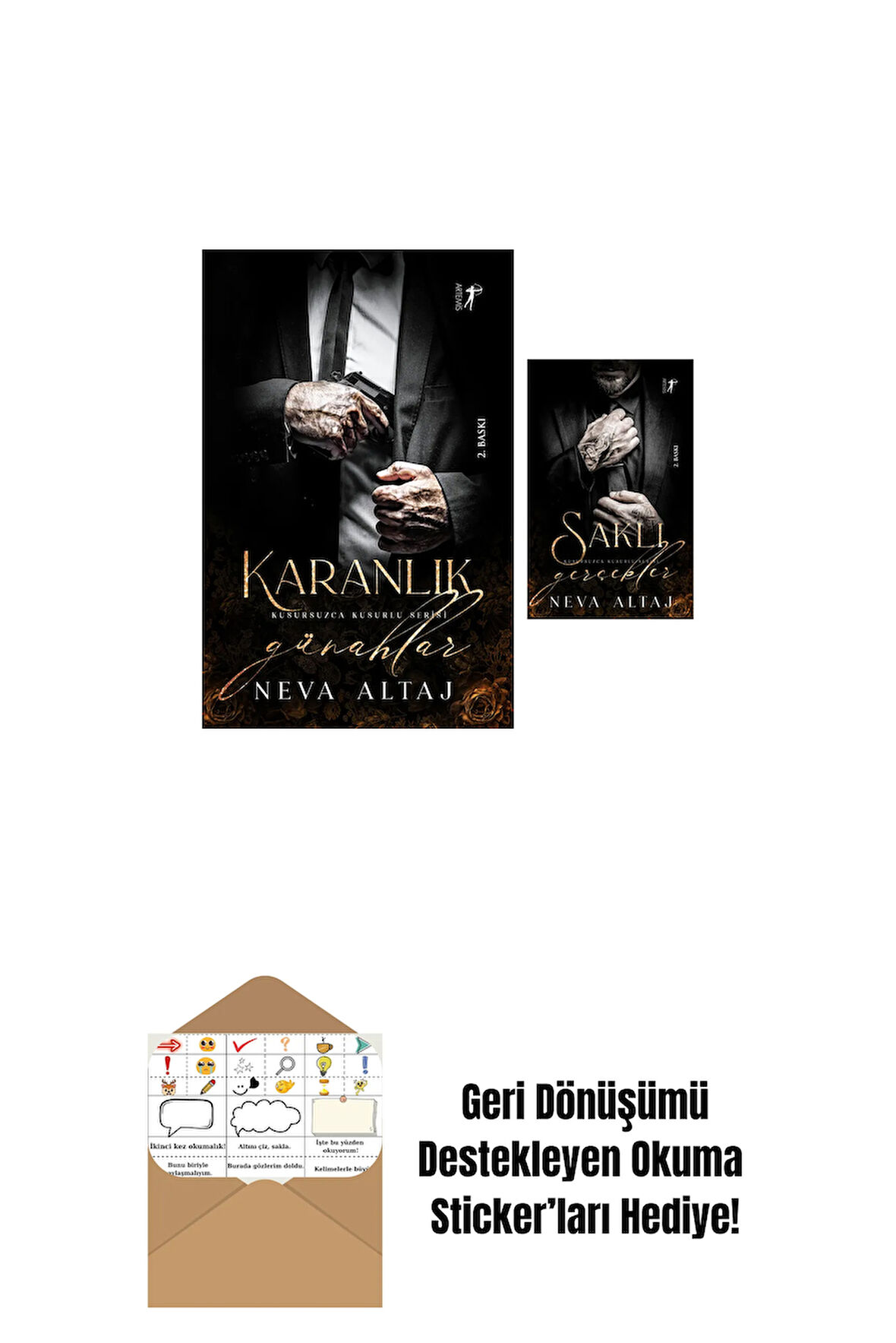 Karanlık Günahlar + Saklı Gerçekler + Okuma Sticker'ları