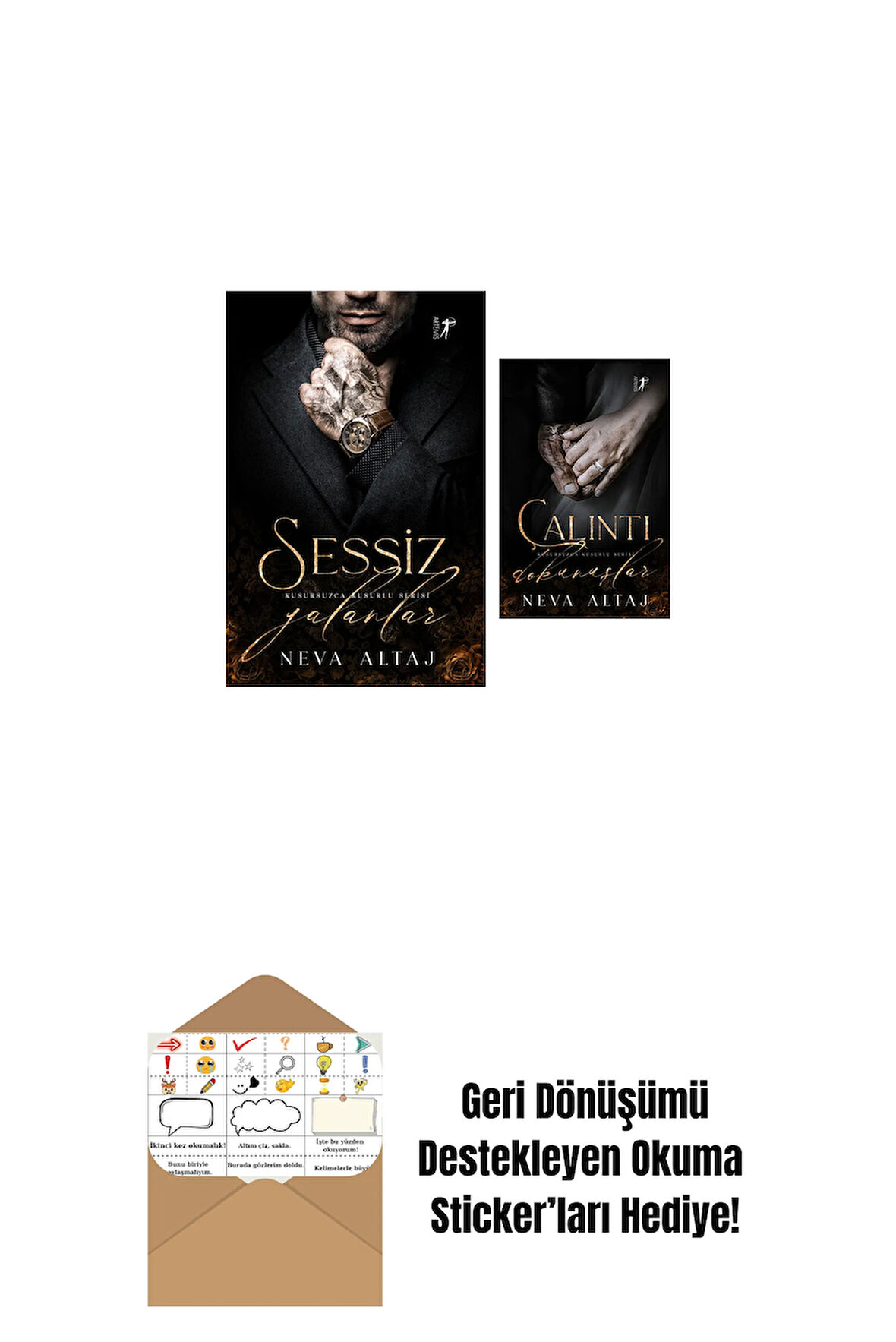 Sessiz Yalanlar + Çalıntı Dokunuşlar + Okuma Sticker'ları